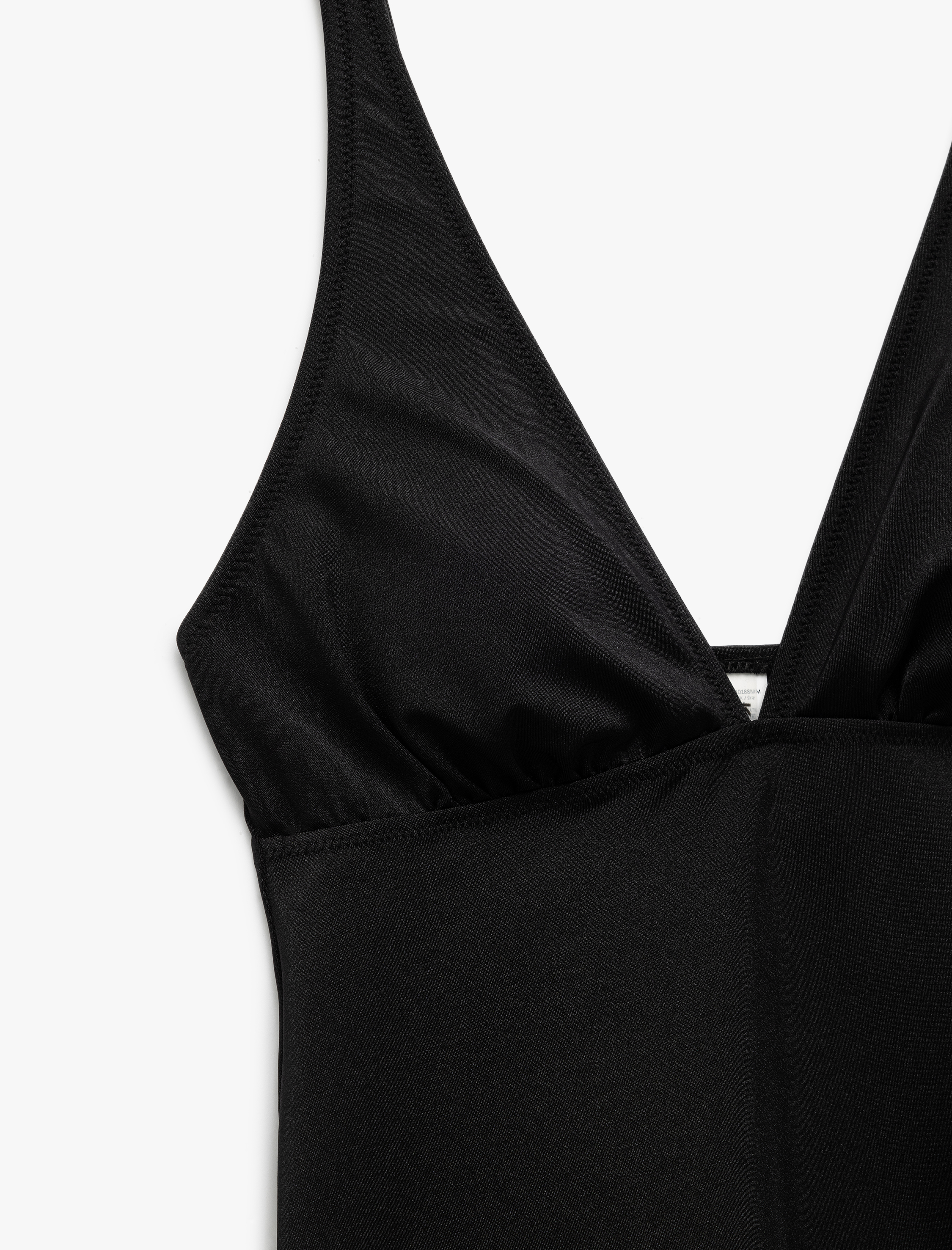   V Yaka Askılı Tankini Üst