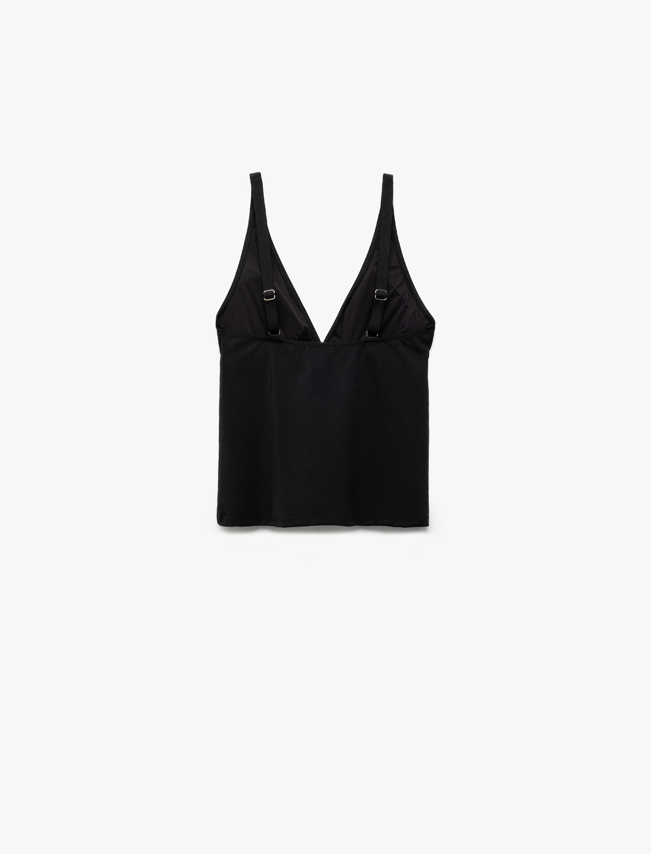   V Yaka Askılı Tankini Üst