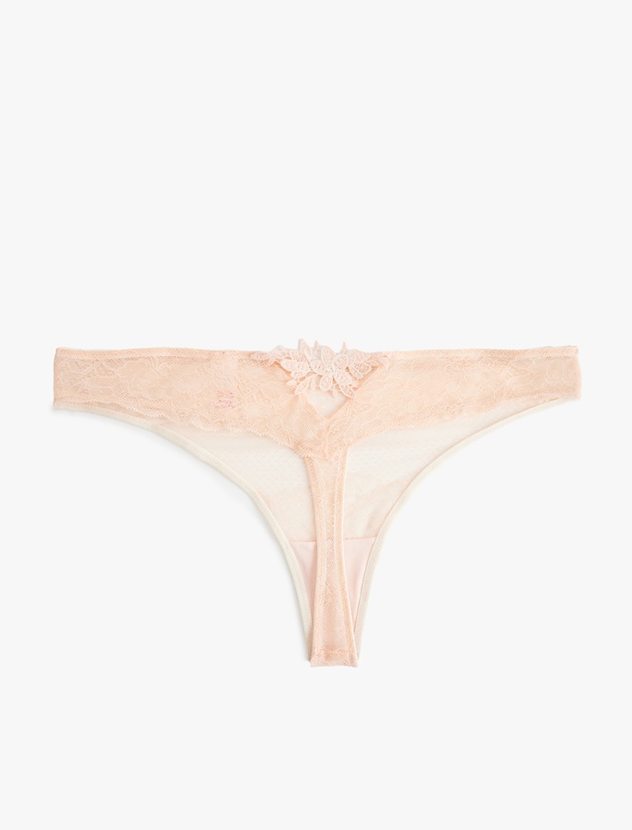  Transparan Dantelli String Külot