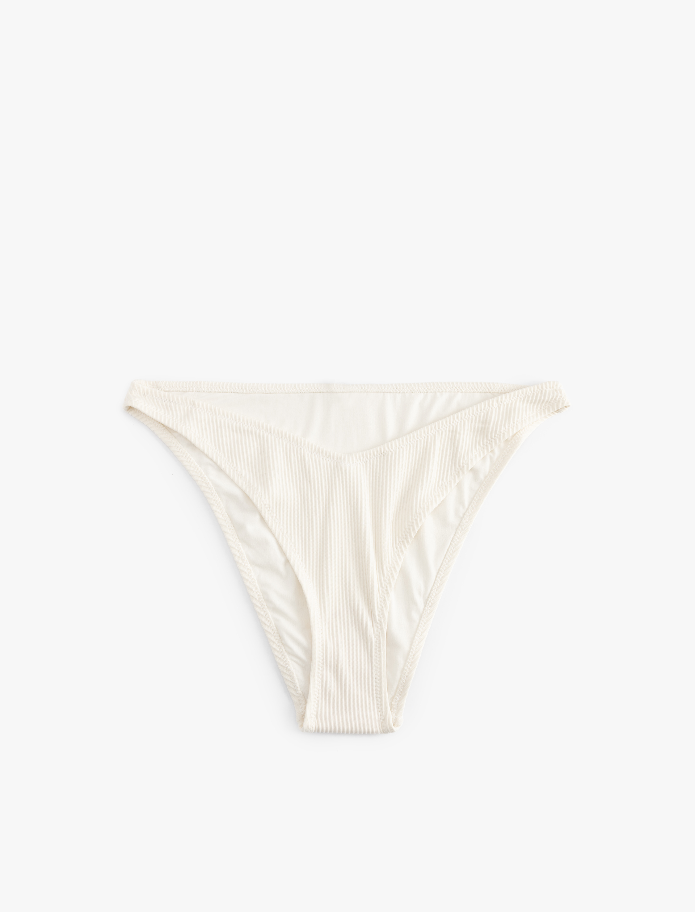   Dokulu Fitilli Yüksek Bel Slip Bikini Altı