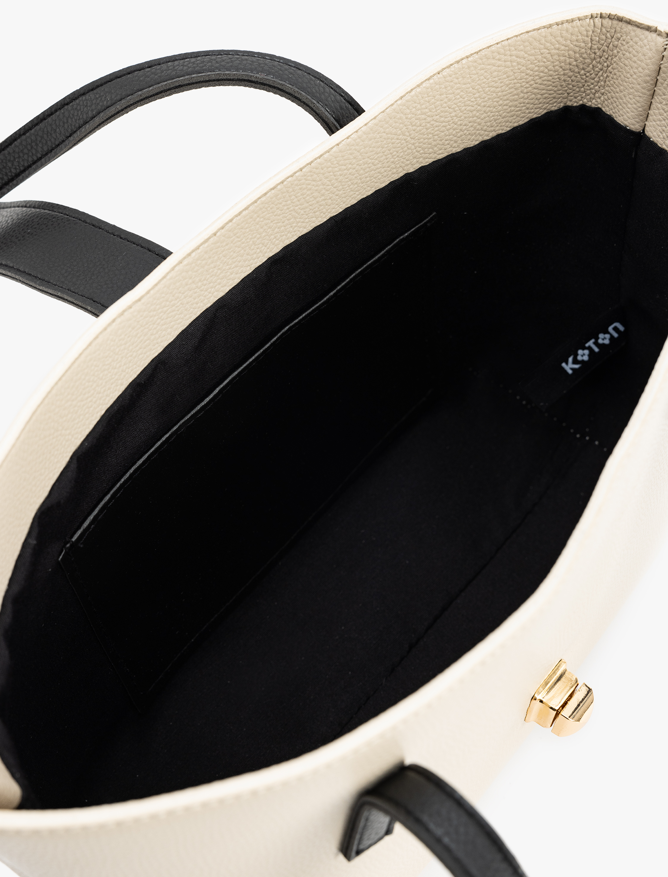  Kadın Metal Aksesuarlı Saplı Suni Deri Tote Çanta