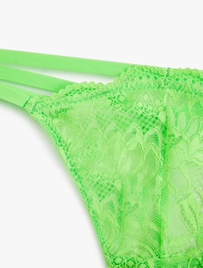 Standart Bel Dantelli String Külot_5