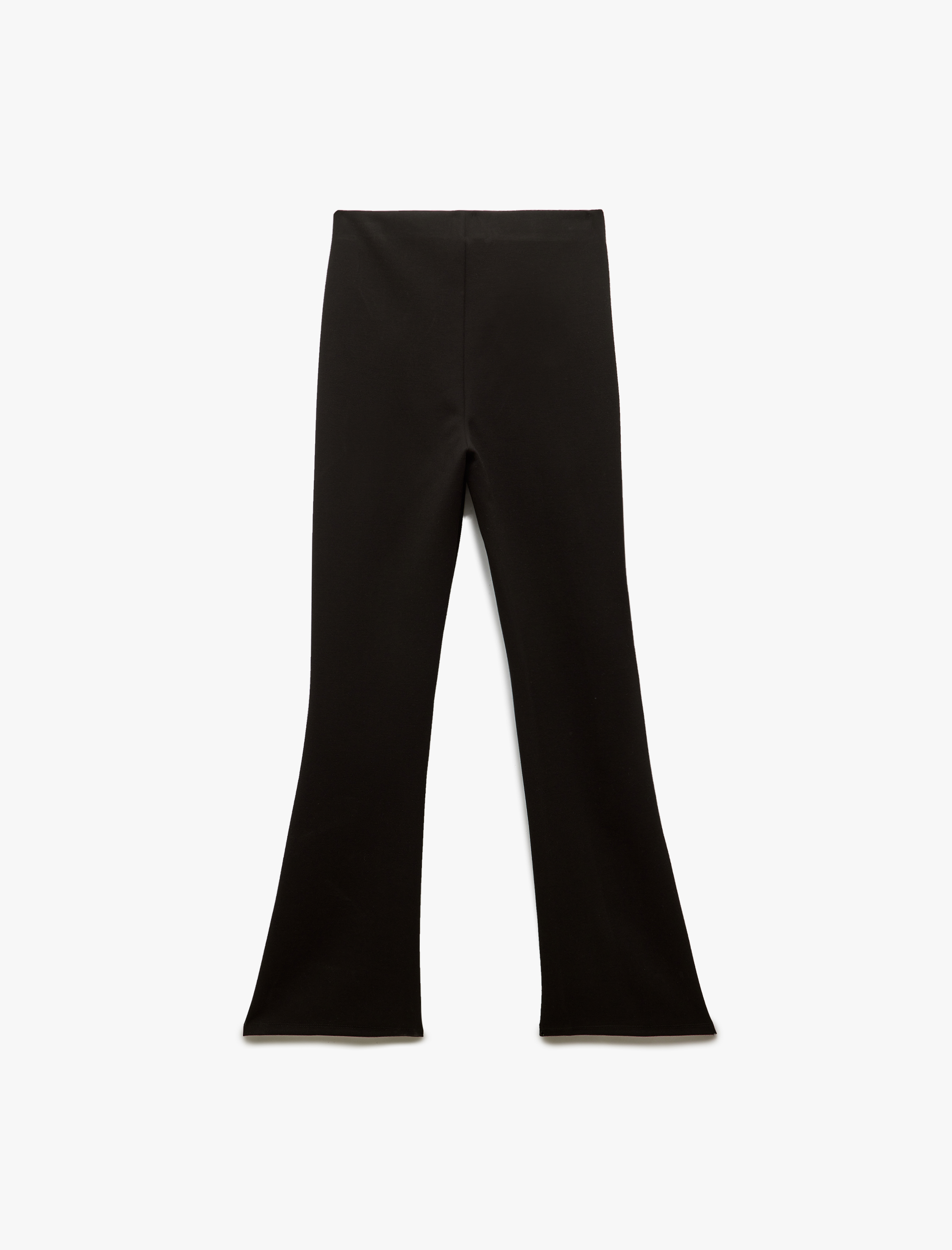 Slim Fit Nervürlü İspanyol Paça Pantolon