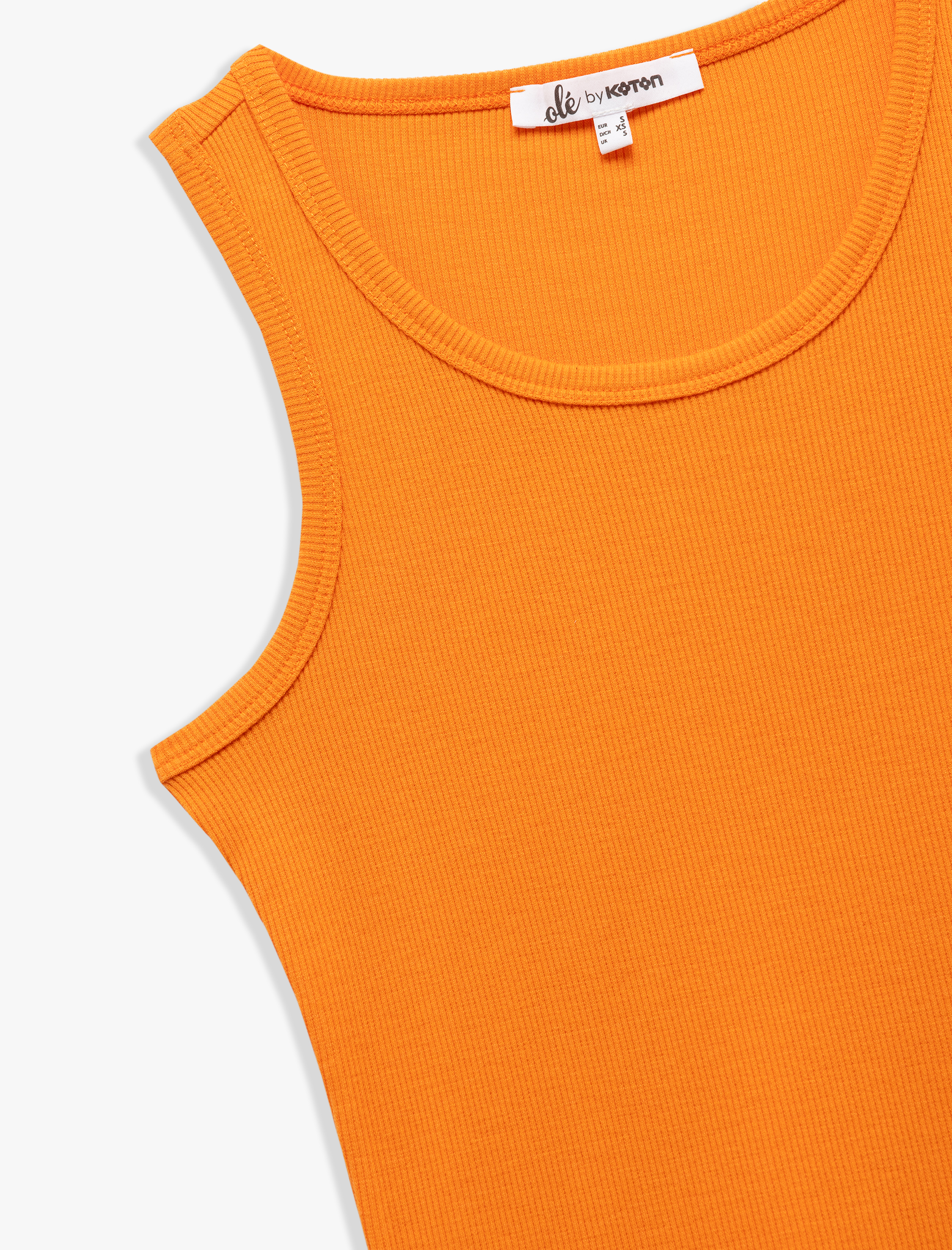   Dar Kesim Bisiklet Yaka Kaşkorse Viskon Karışımlı Basic Kolsuz Atlet