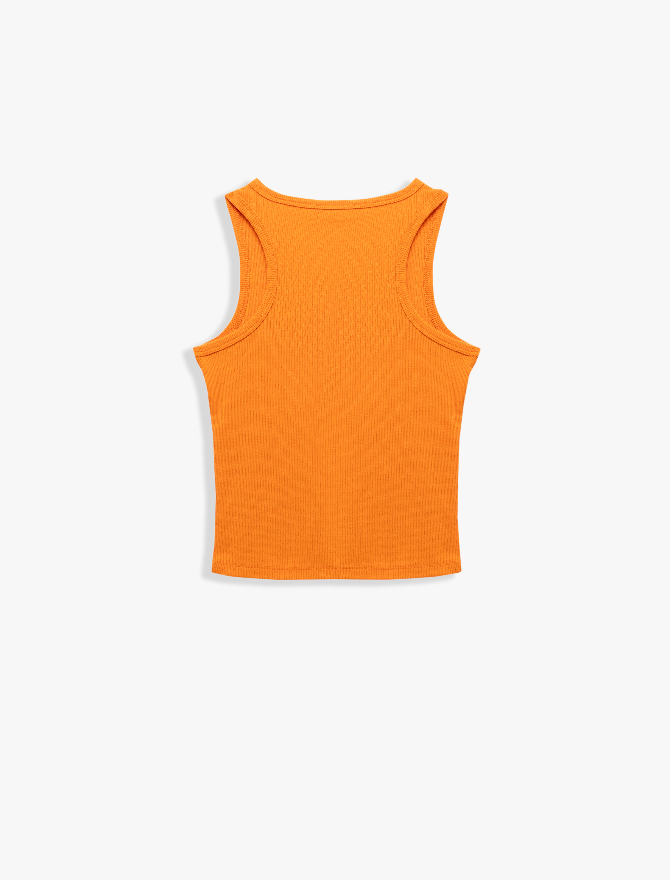   Dar Kesim Bisiklet Yaka Kaşkorse Viskon Karışımlı Basic Kolsuz Atlet