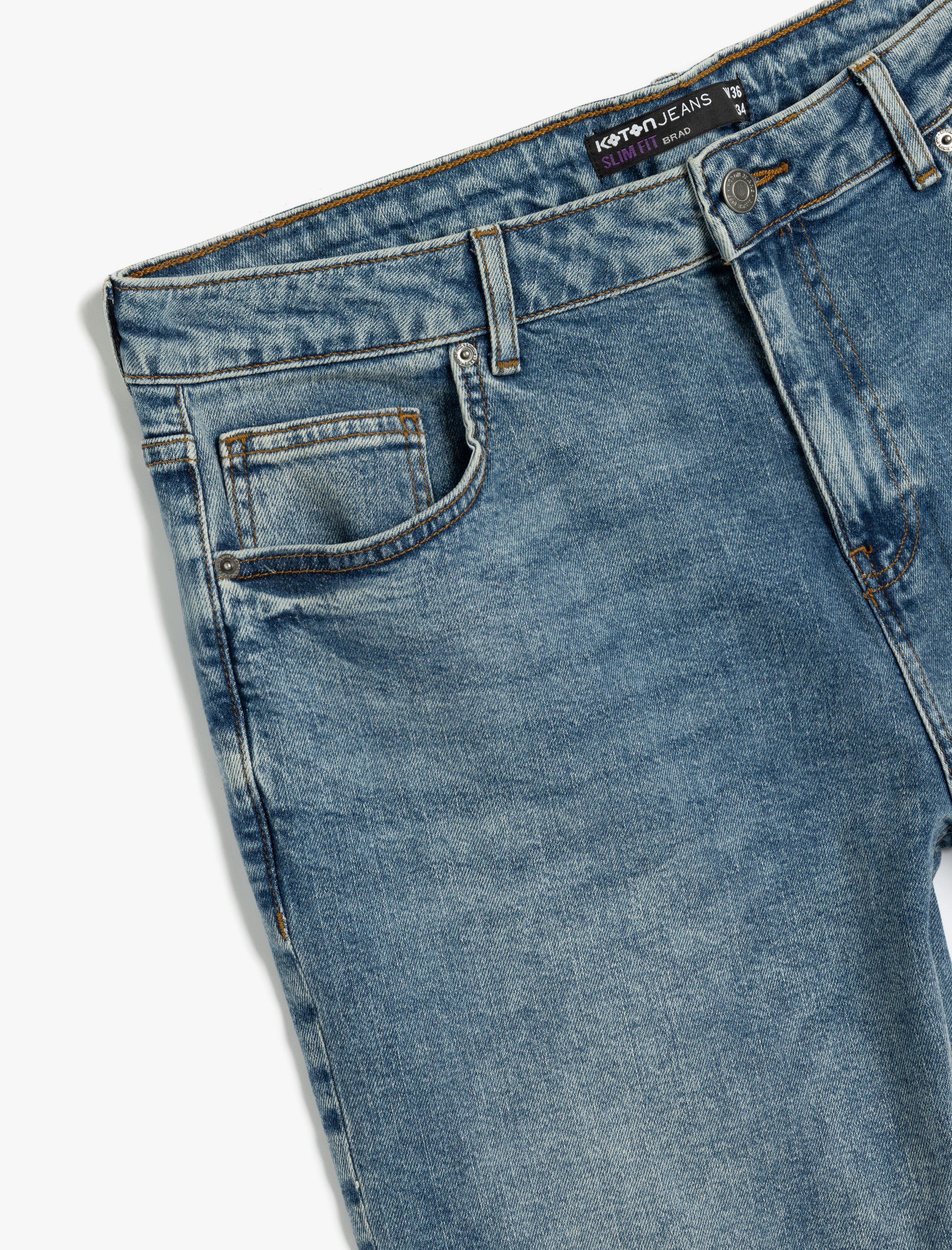   Slim Fit Kot Pantolon - Brad Jean