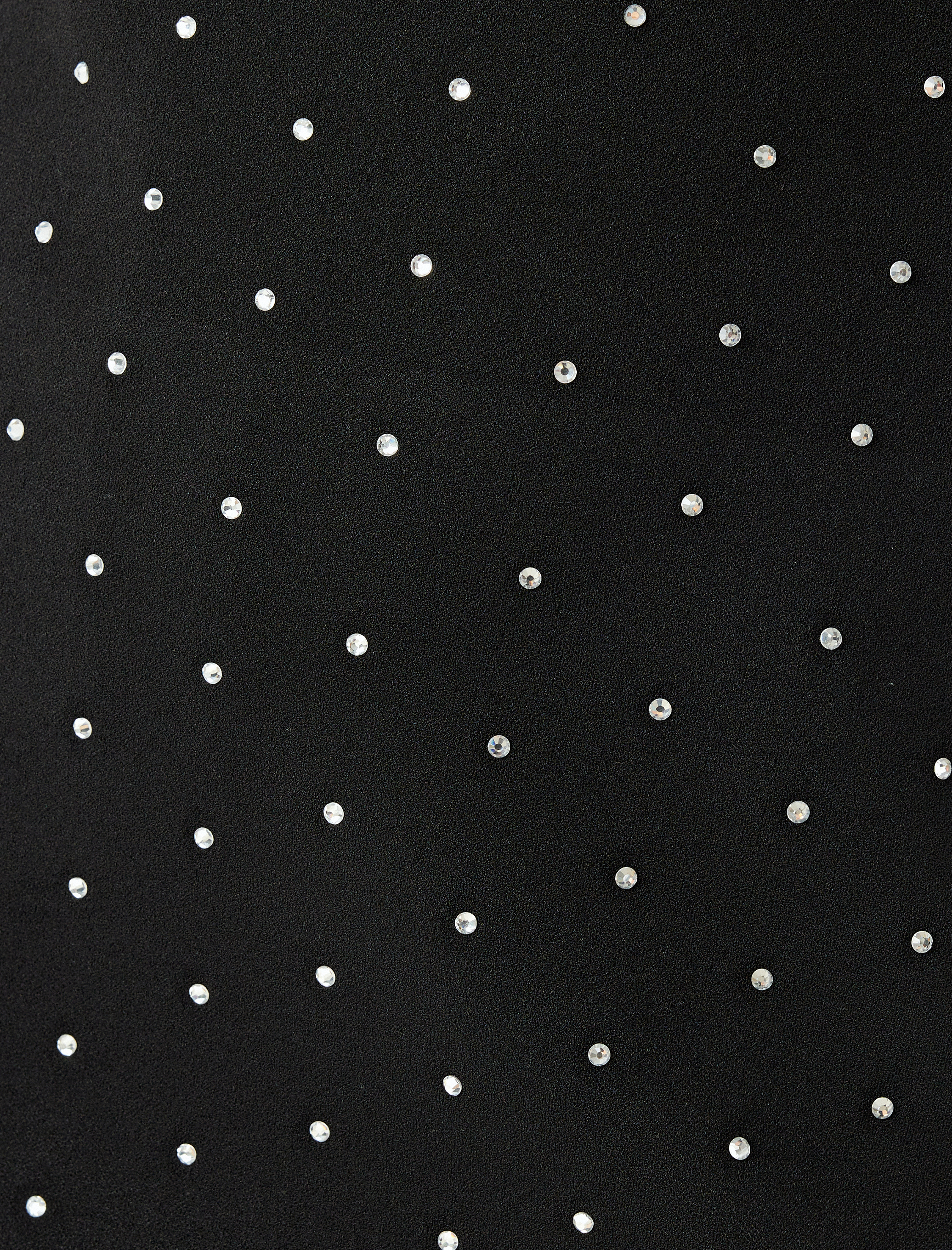 Mini Taşlı Straplez Kolsuz Slim Fit Abiye Elbise