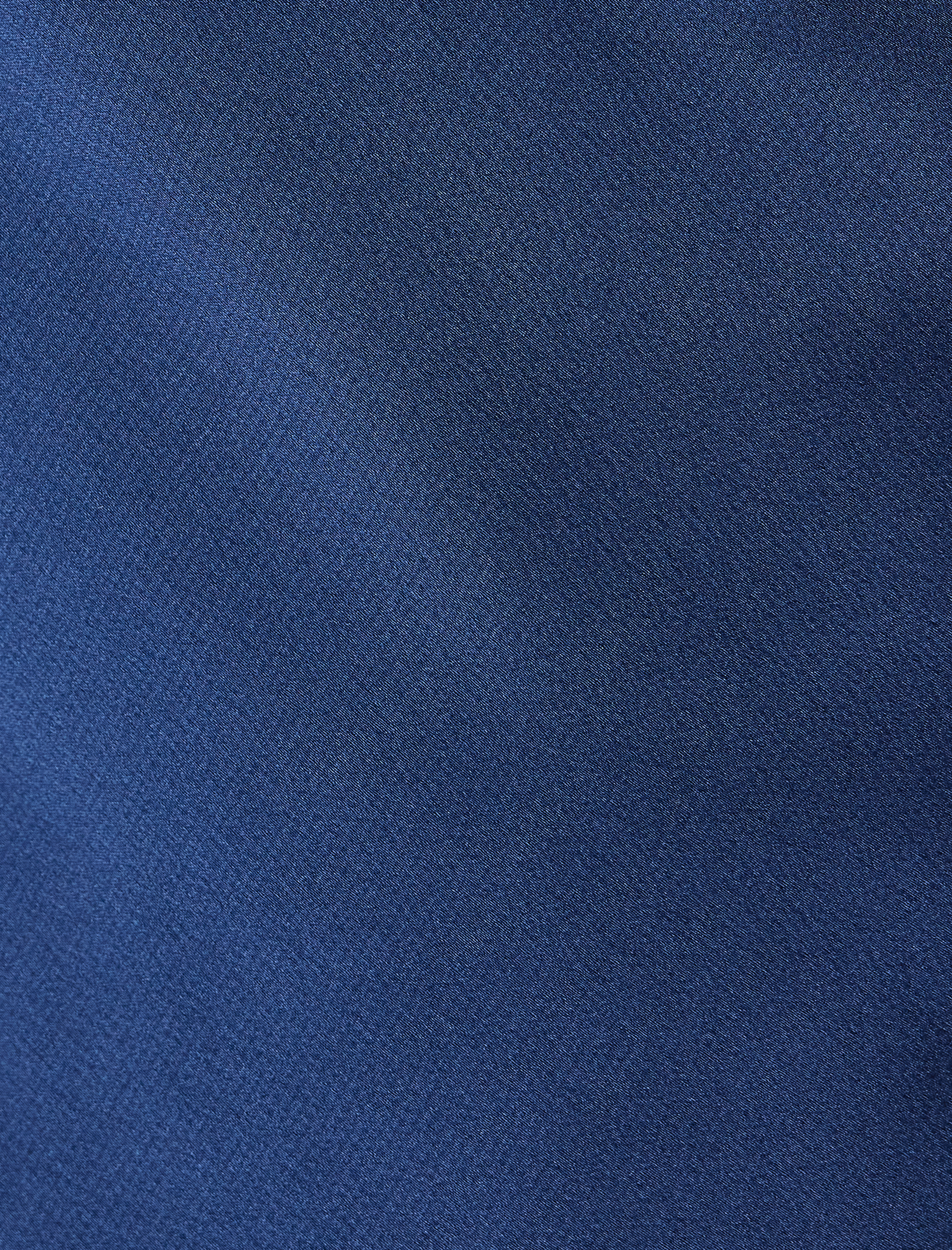   İp Askılı Degaje Yaka Asimetrik Midi Slip Saten Elbise