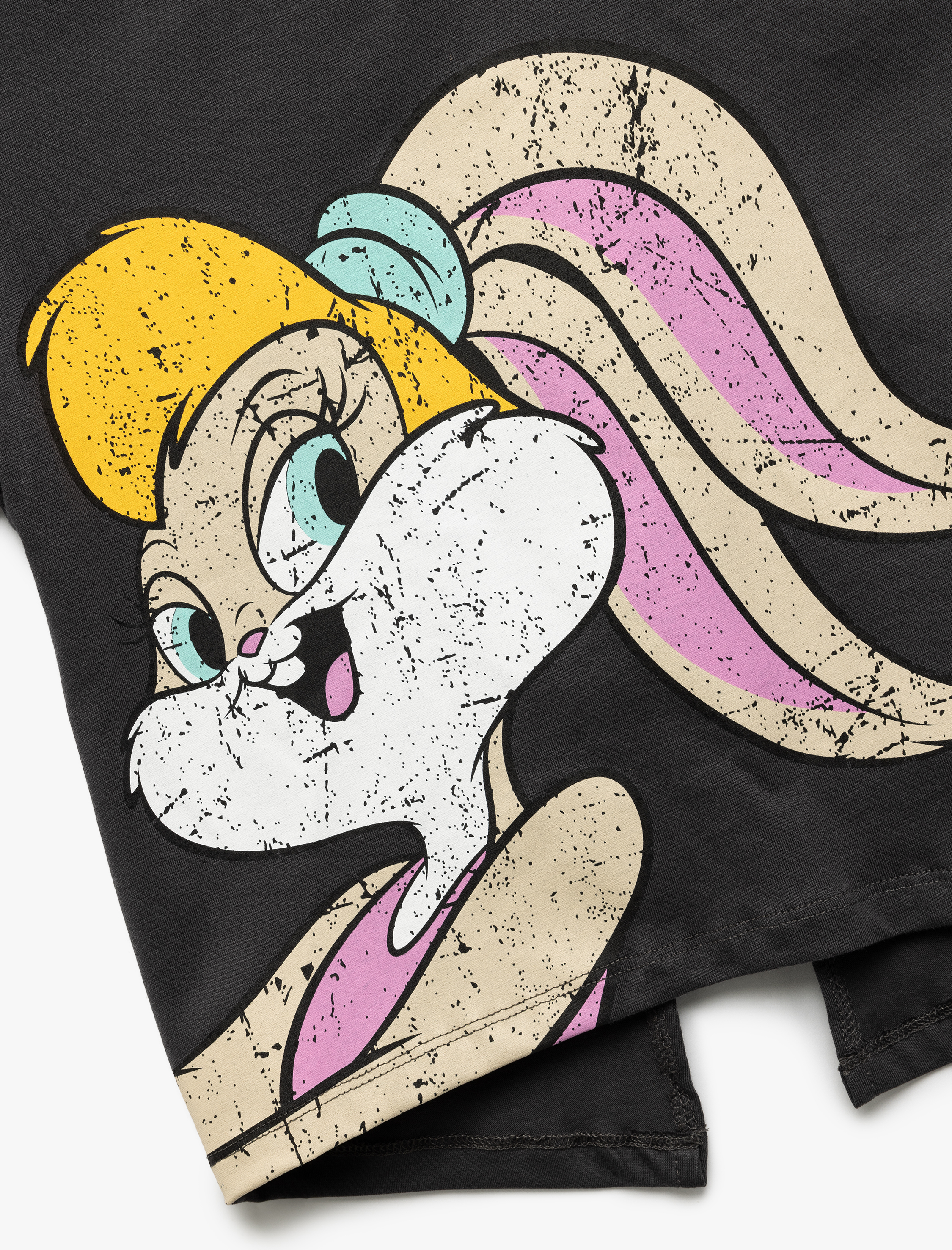  Kız Çocuk Pamuklu Lola Bunny Lisanslı Baskılı Kısa Kollu Tişört