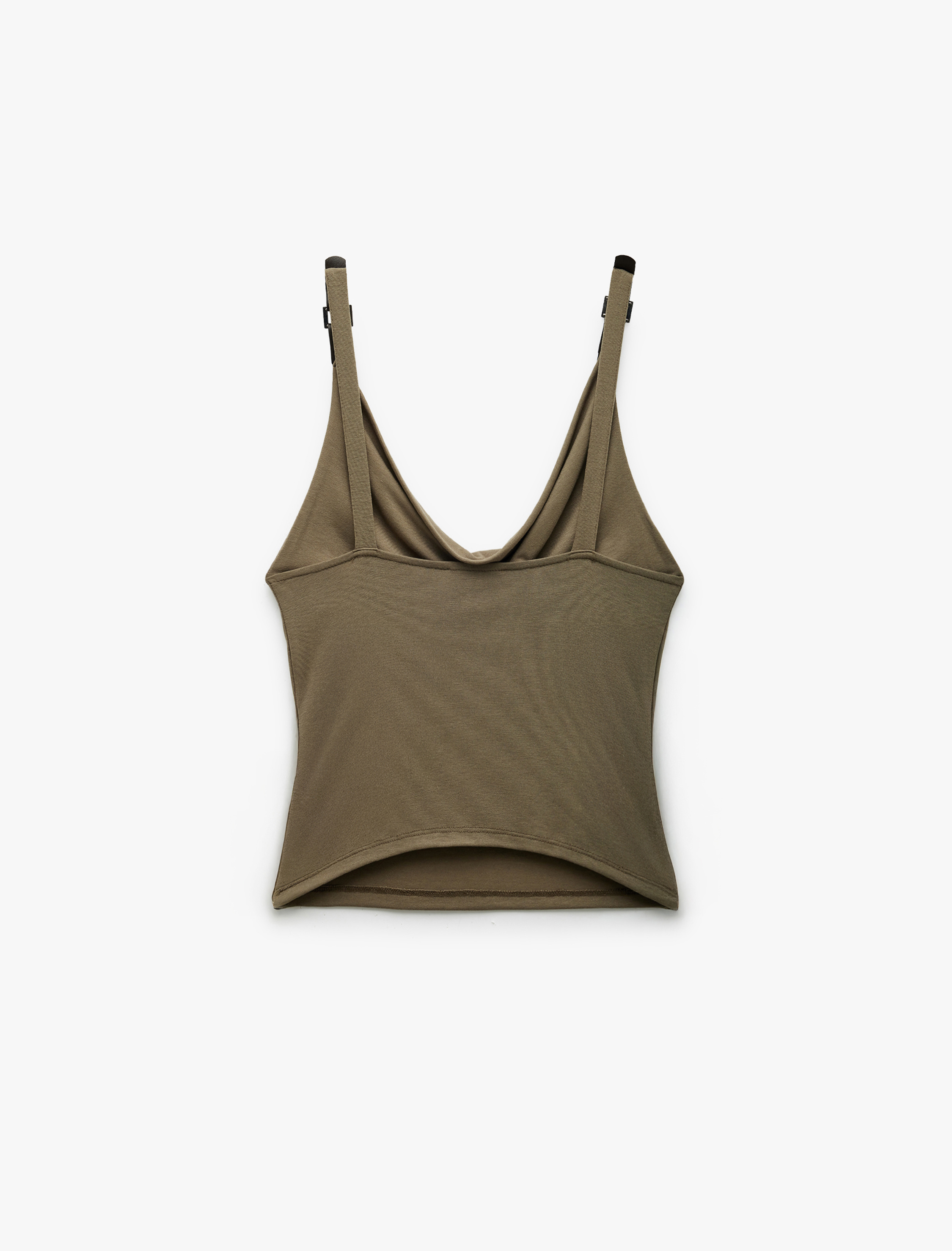   Koton X Sima Tarkan - Aksesuar Detaylı Degaje Yaka Askılı Bluz