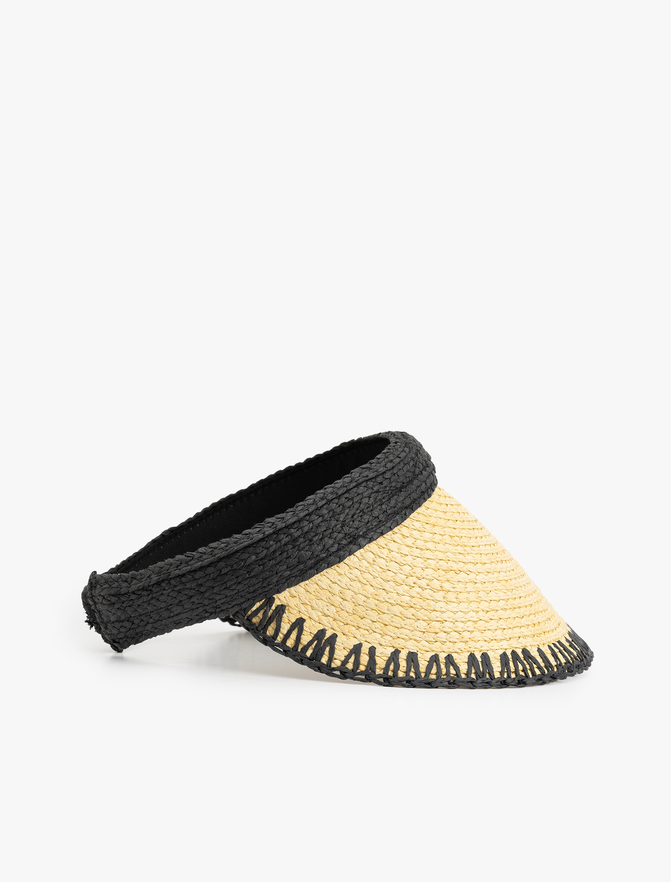  Kadın Hasır Vizör Şapka