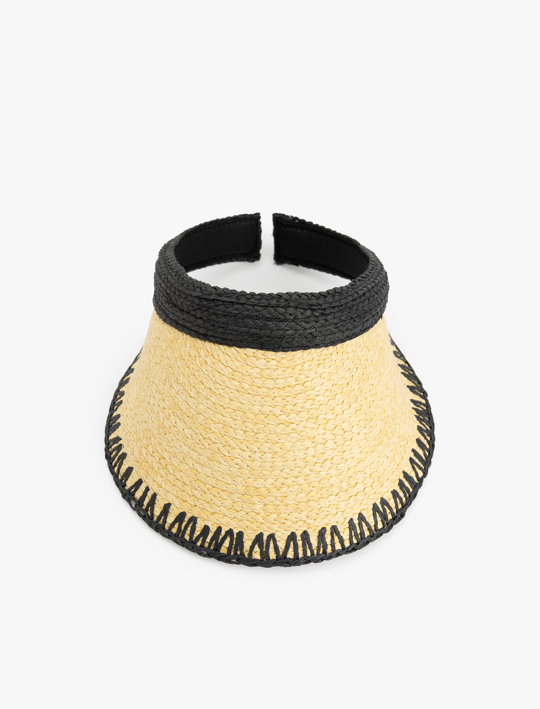  Kadın Hasır Vizör Şapka