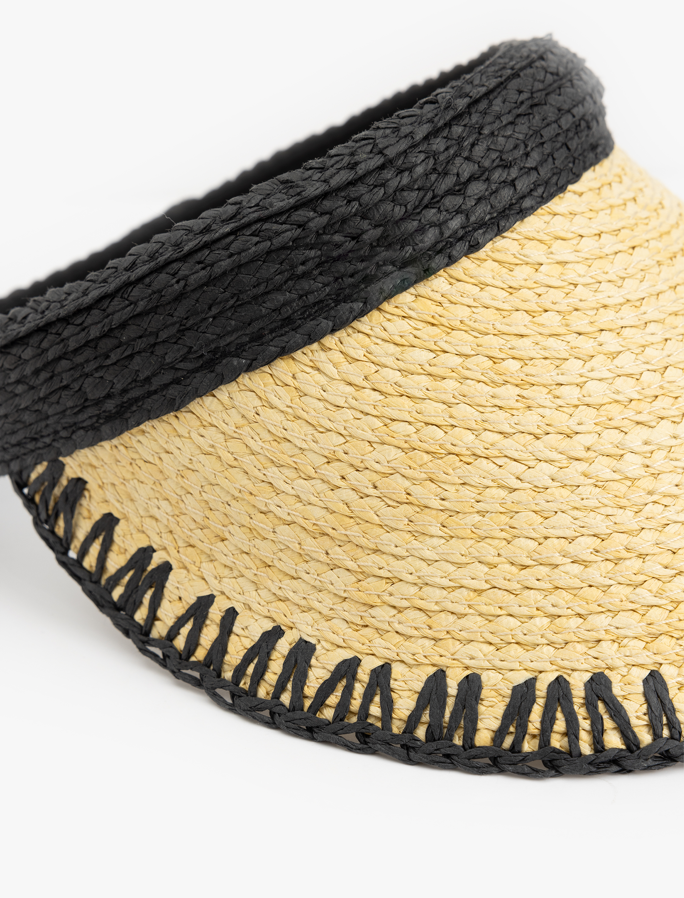  Kadın Hasır Vizör Şapka