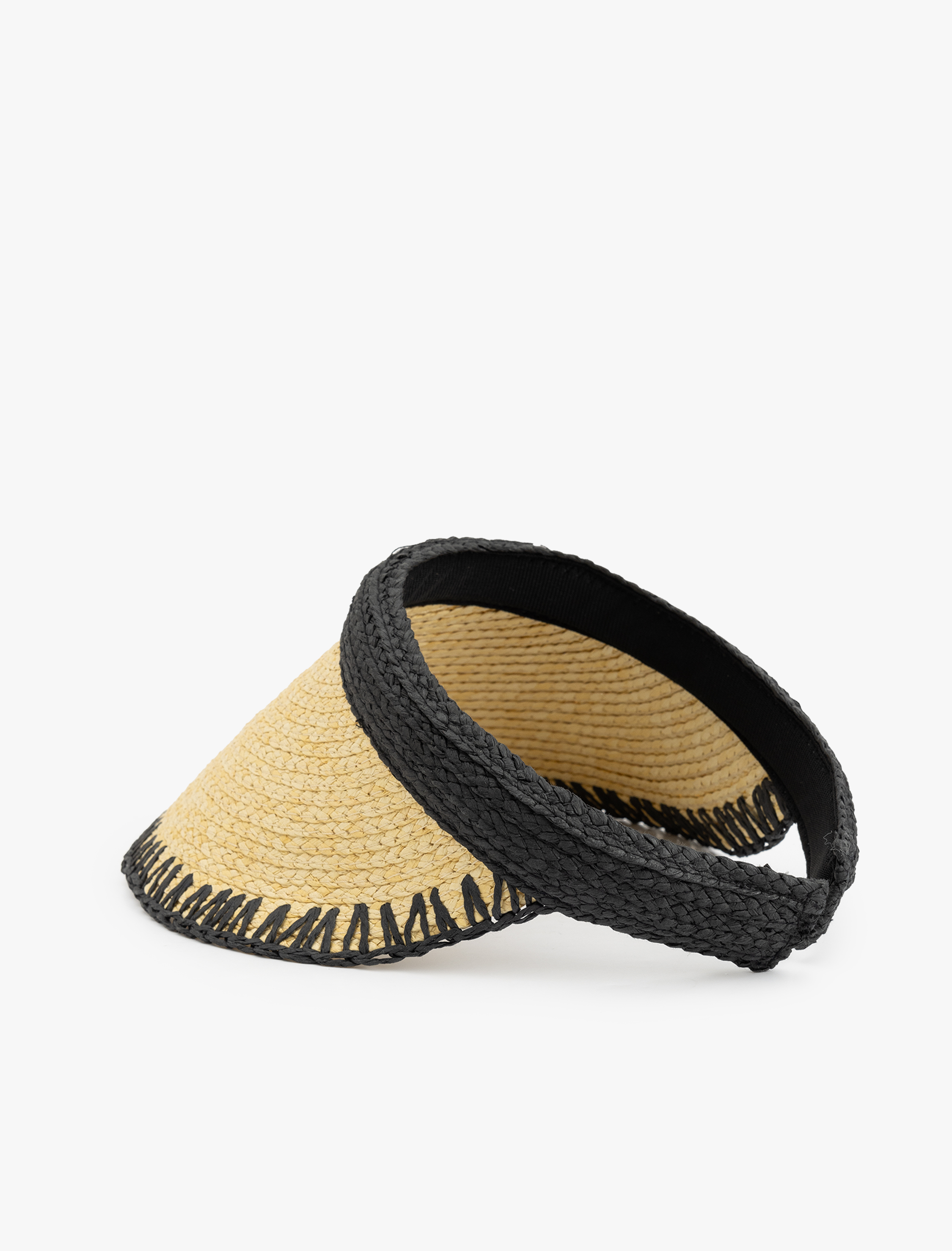  Kadın Hasır Vizör Şapka