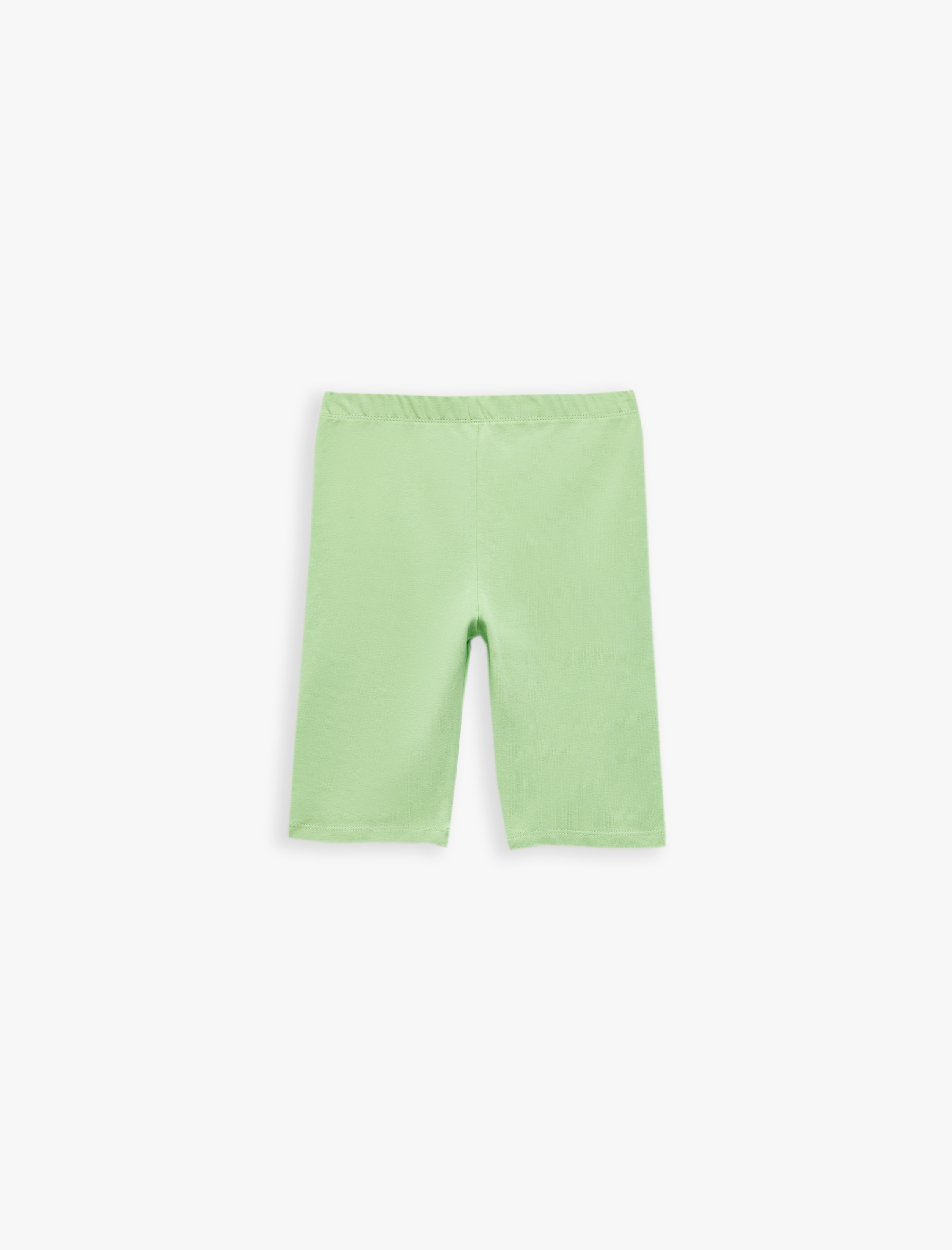  Kız Çocuk Beli Lastikli Pamuklu 2'li Basic Tayt Seti