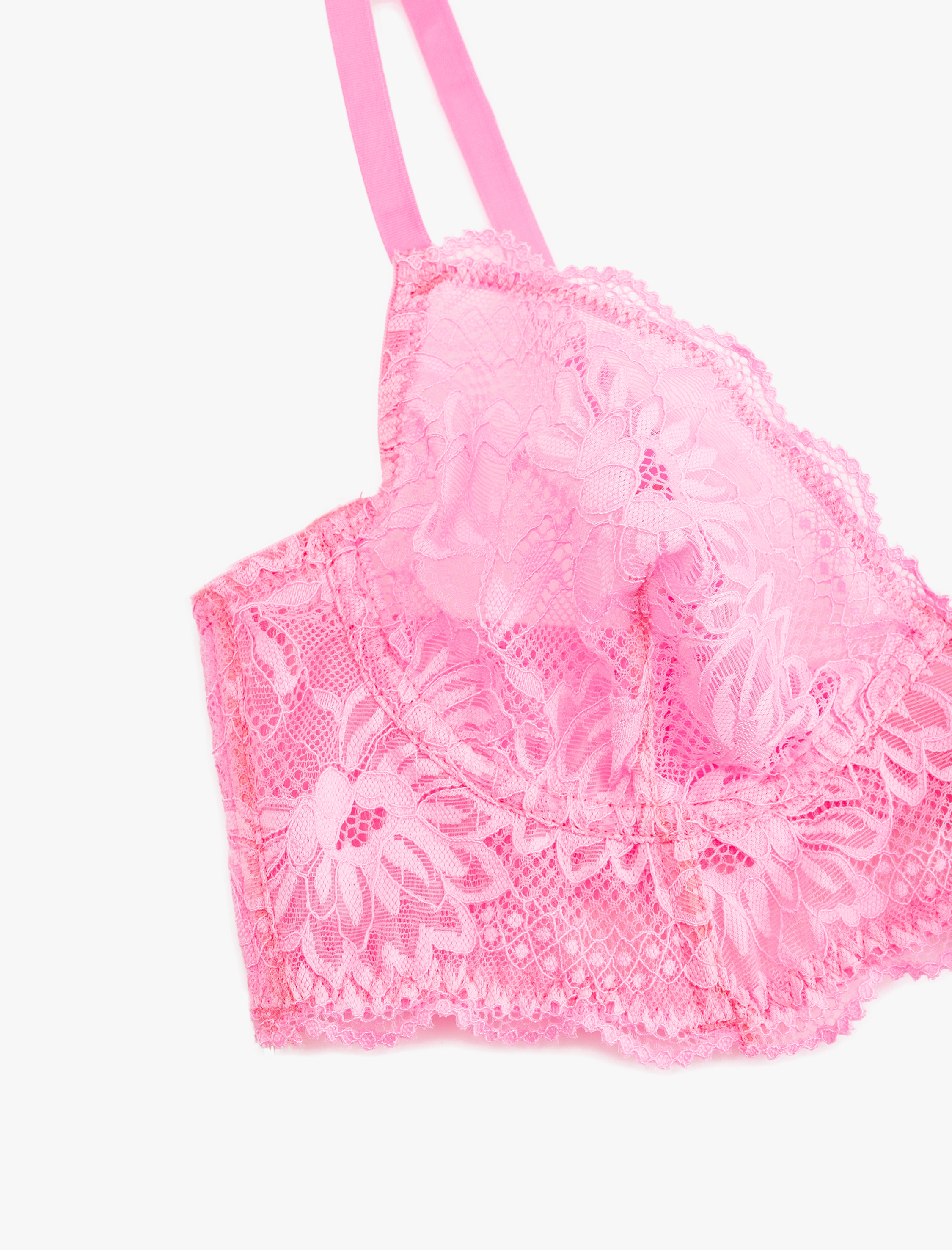   Rahat Kalıp Dolgusuz Dantelli Balenli Sütyen