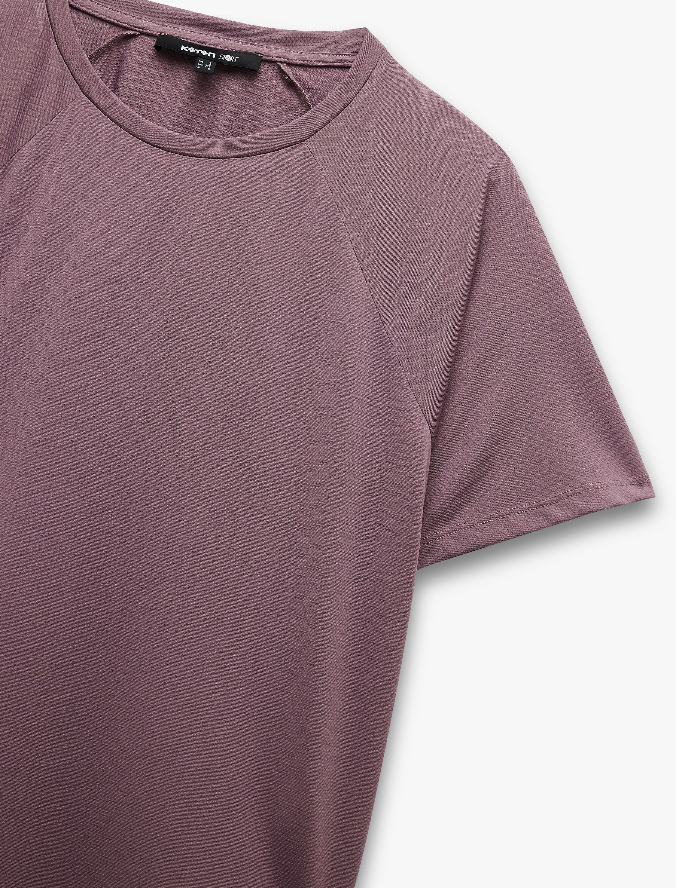   Kısa Kollu Bisiklet Yaka Rahat Kesim Basic Spor Tişört