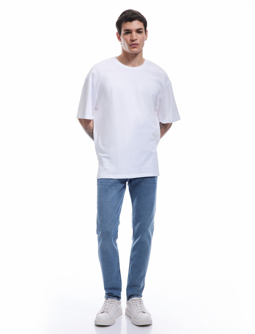   Normal Bel Pamuklu Skinny Fit Jean Pantolon - Michael Jean