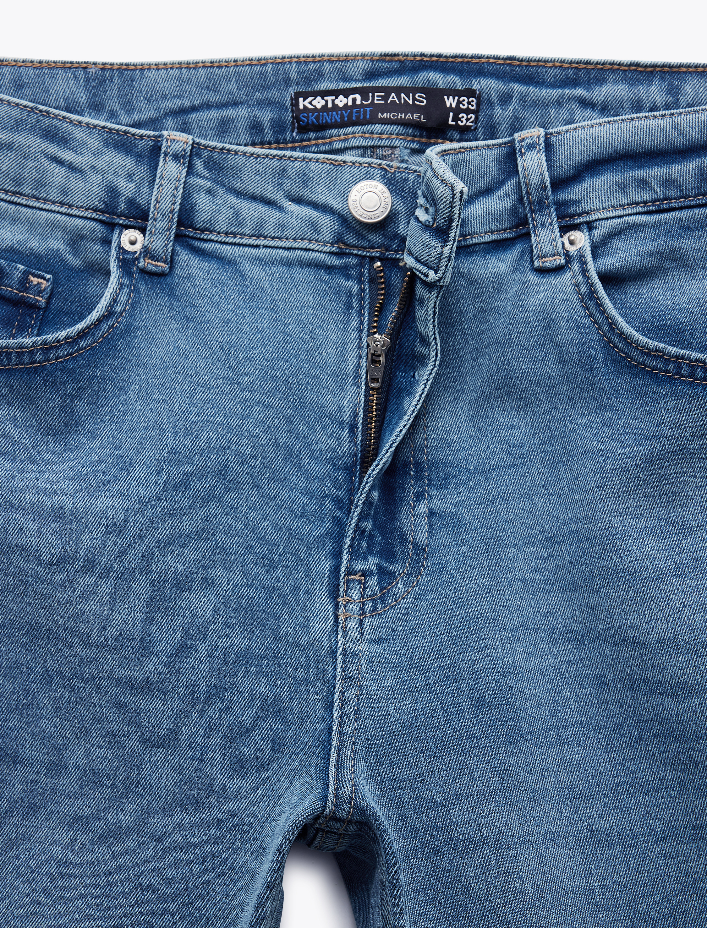   Normal Bel Pamuklu Skinny Fit Jean Pantolon - Michael Jean