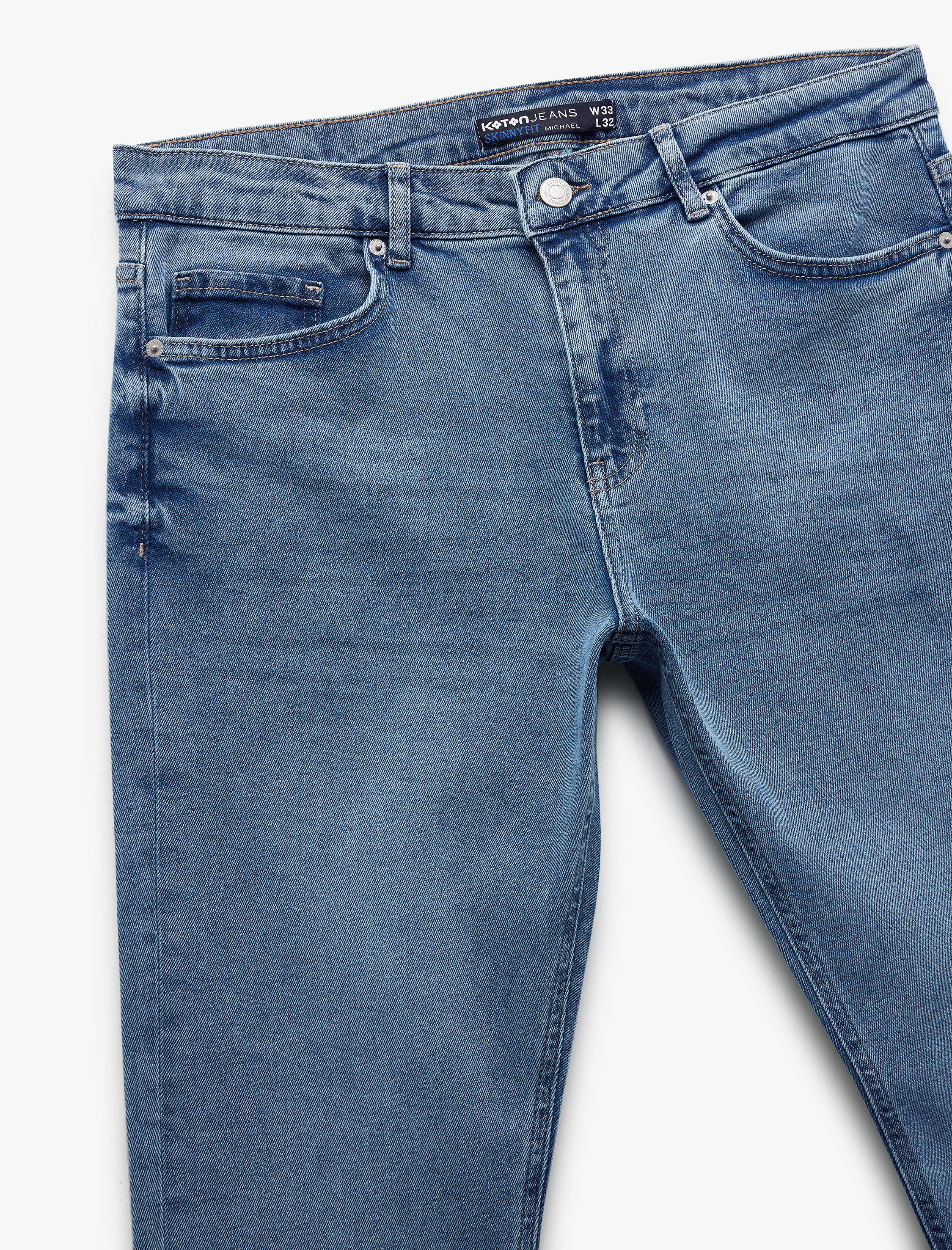   Normal Bel Pamuklu Skinny Fit Jean Pantolon - Michael Jean