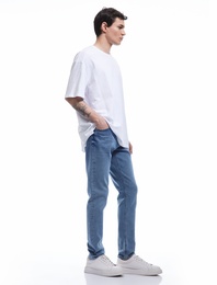 Normal Bel Pamuklu Skinny Fit Jean Pantolon - Michael Jean