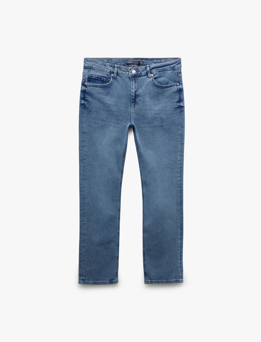  Normal Bel Pamuklu Skinny Fit Jean Pantolon - Michael Jean