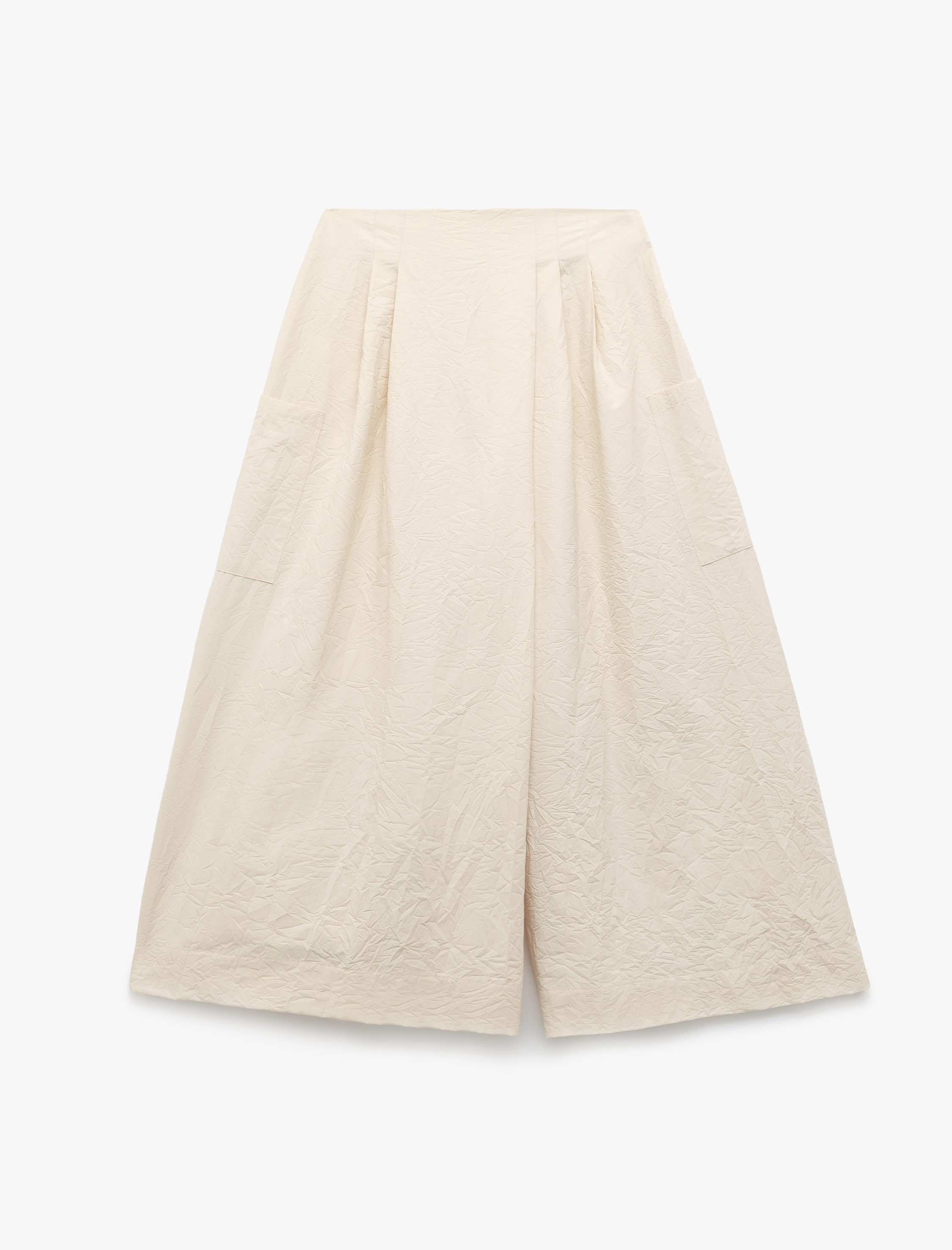   Koton X Sima Tarkan - Rahat Kalıp Cepli Poplin Etek Pantolon