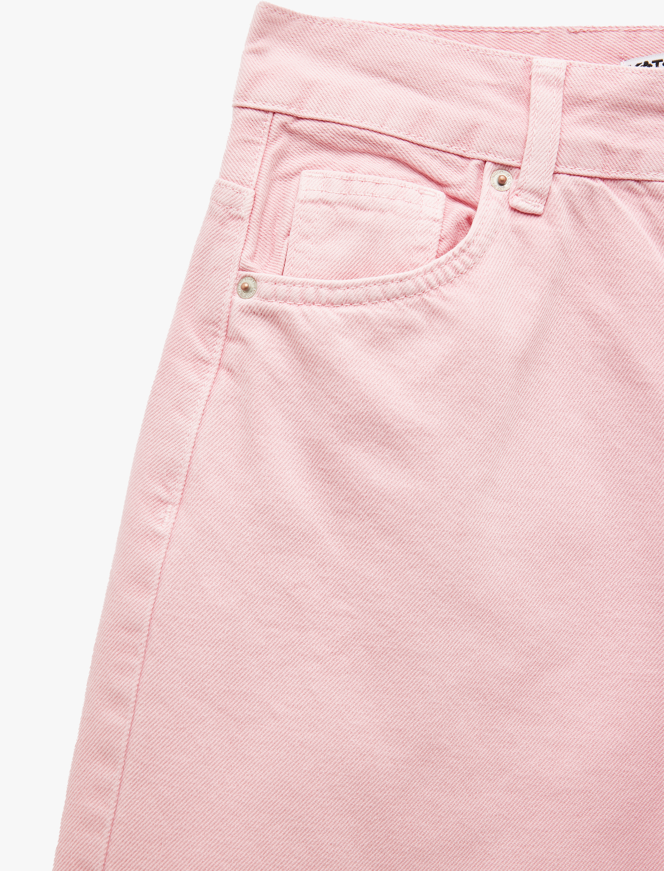   Bol Kalıp Geniş Paça Cepli Denim Pantolon - Loose Straight Fit Jean