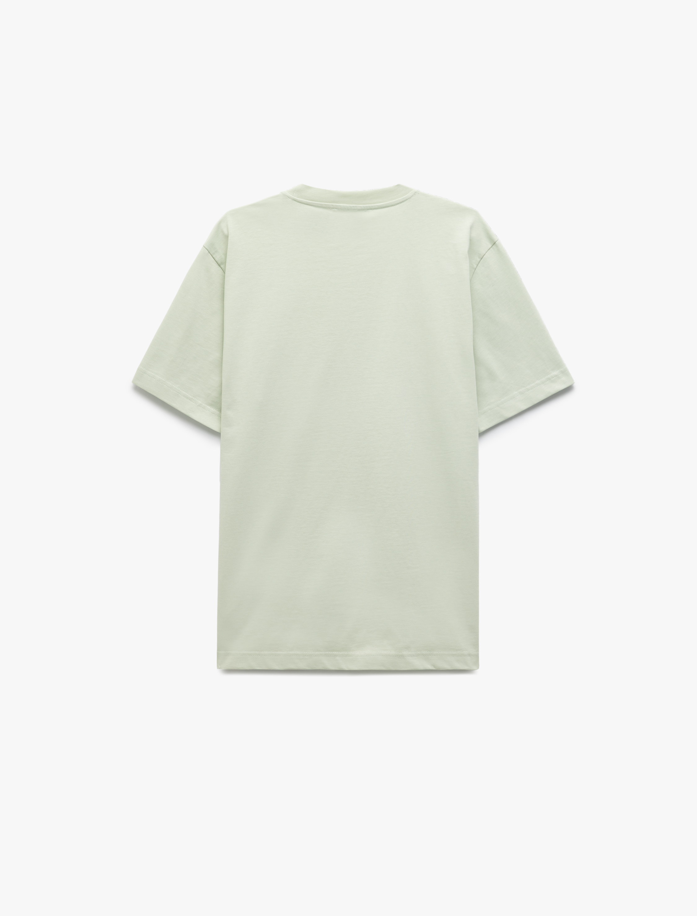   Basic Tişört Regular Fit Kısa Kollu Bisiklet Yaka Pamuklu