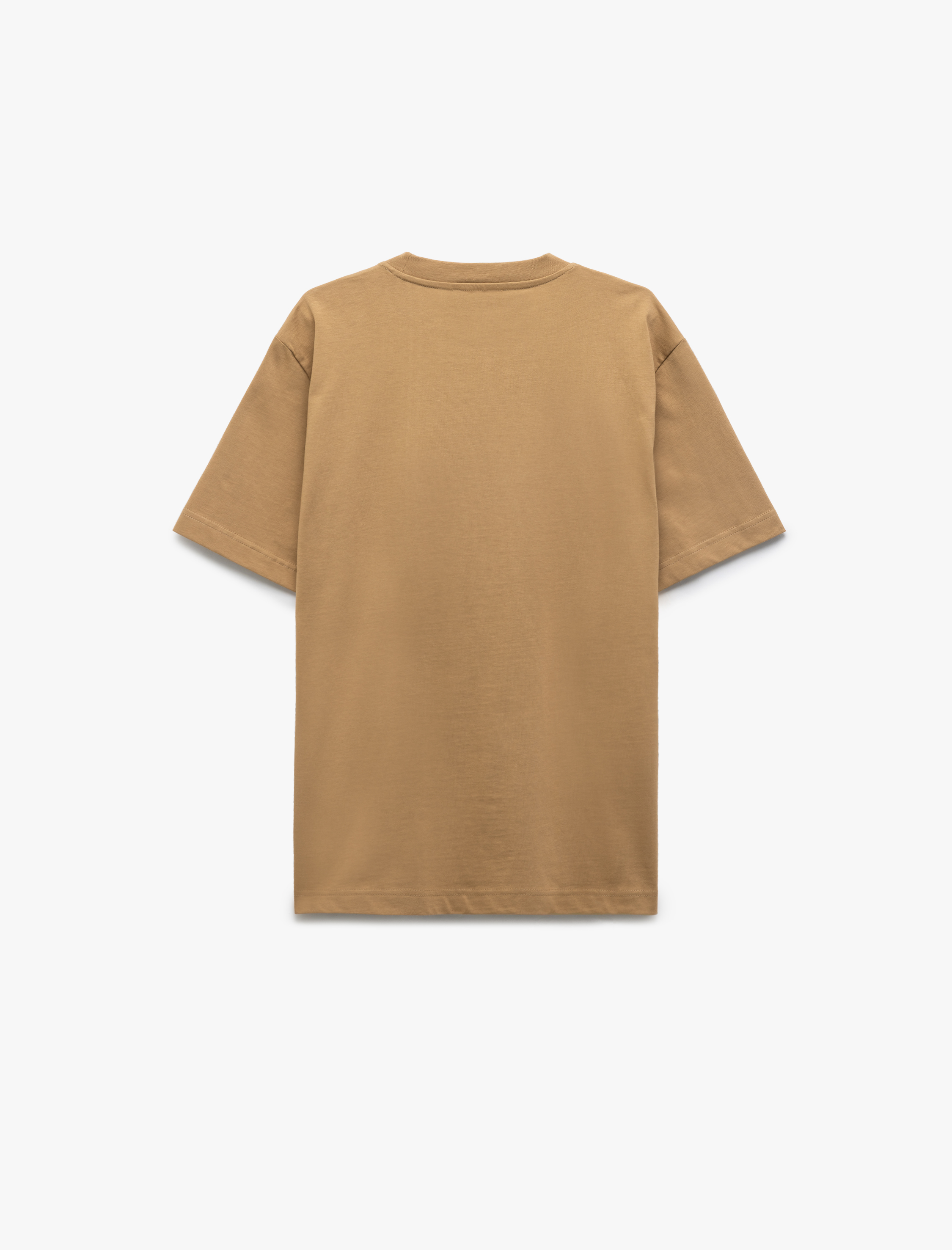   Basic Tişört Regular Fit Kısa Kollu Bisiklet Yaka Pamuklu