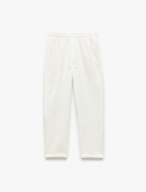 Katlamalı Paça Cep Detaylı Beli Bağcıklı Eşofman Pantolon_2