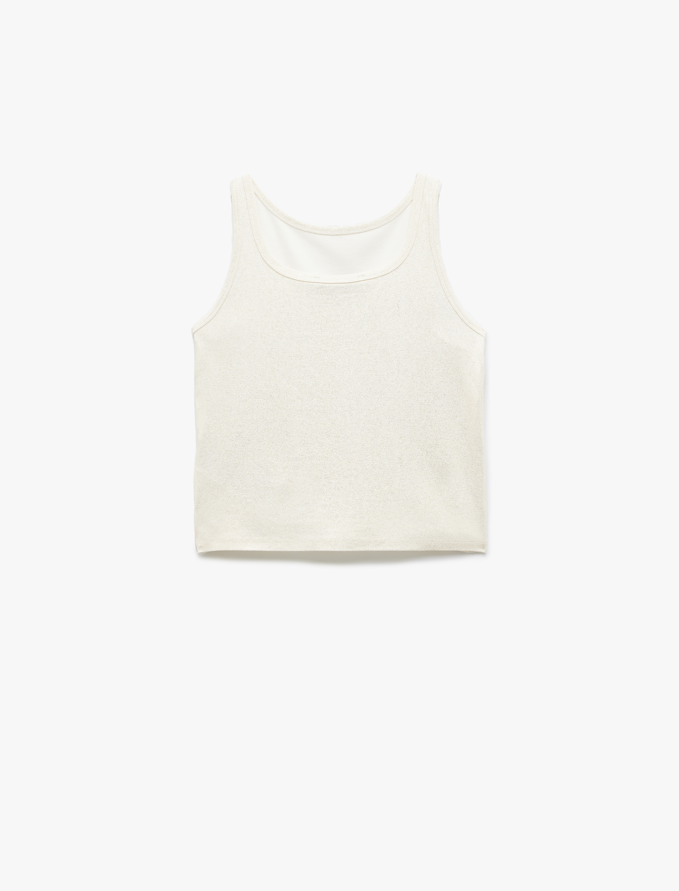 Koton X Sima Tarkan - Viskon Karışımlı Slim Fit U Yaka Atlet