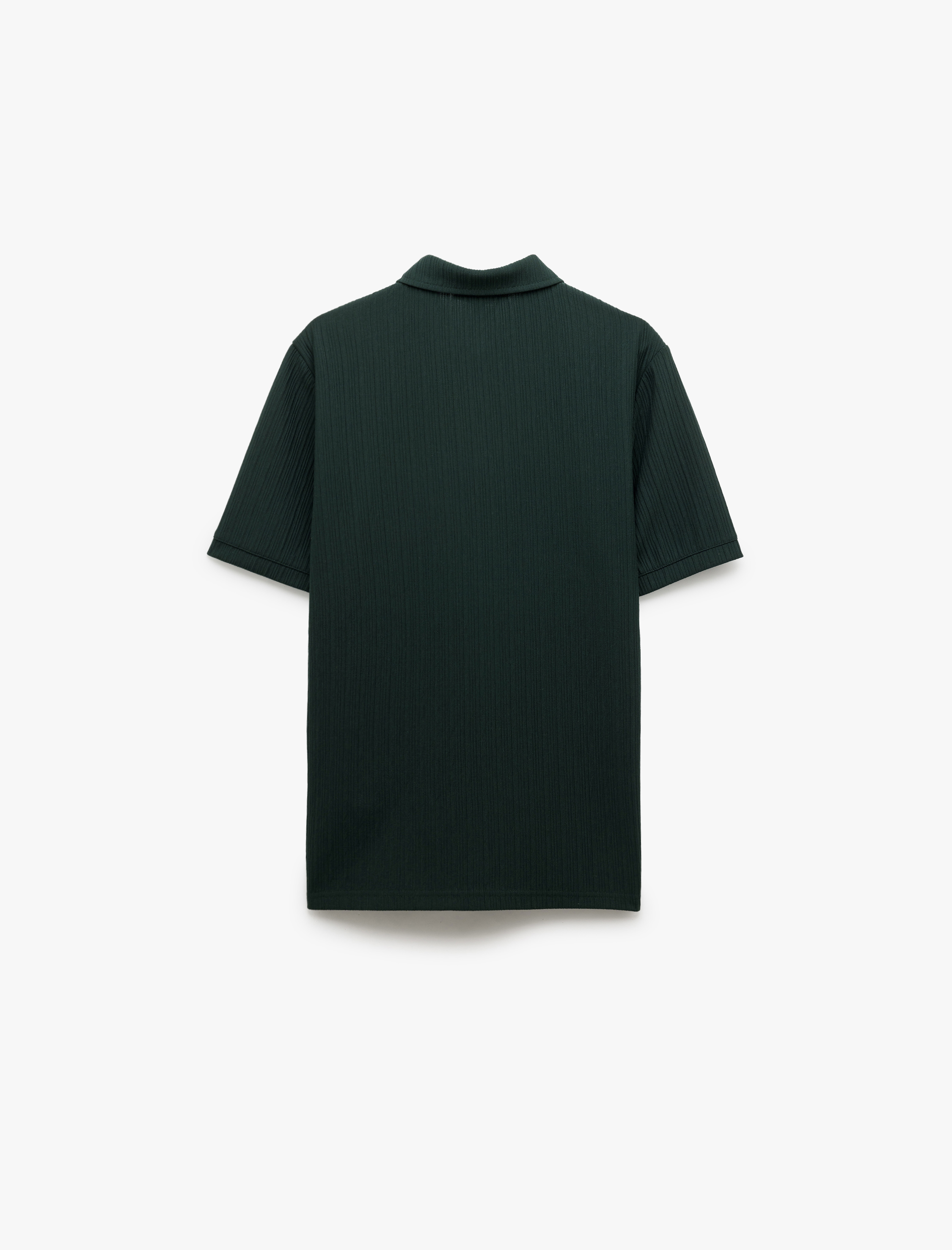   Kısa Kollu Düğmeli Regular Fit Polo Yaka Tişört