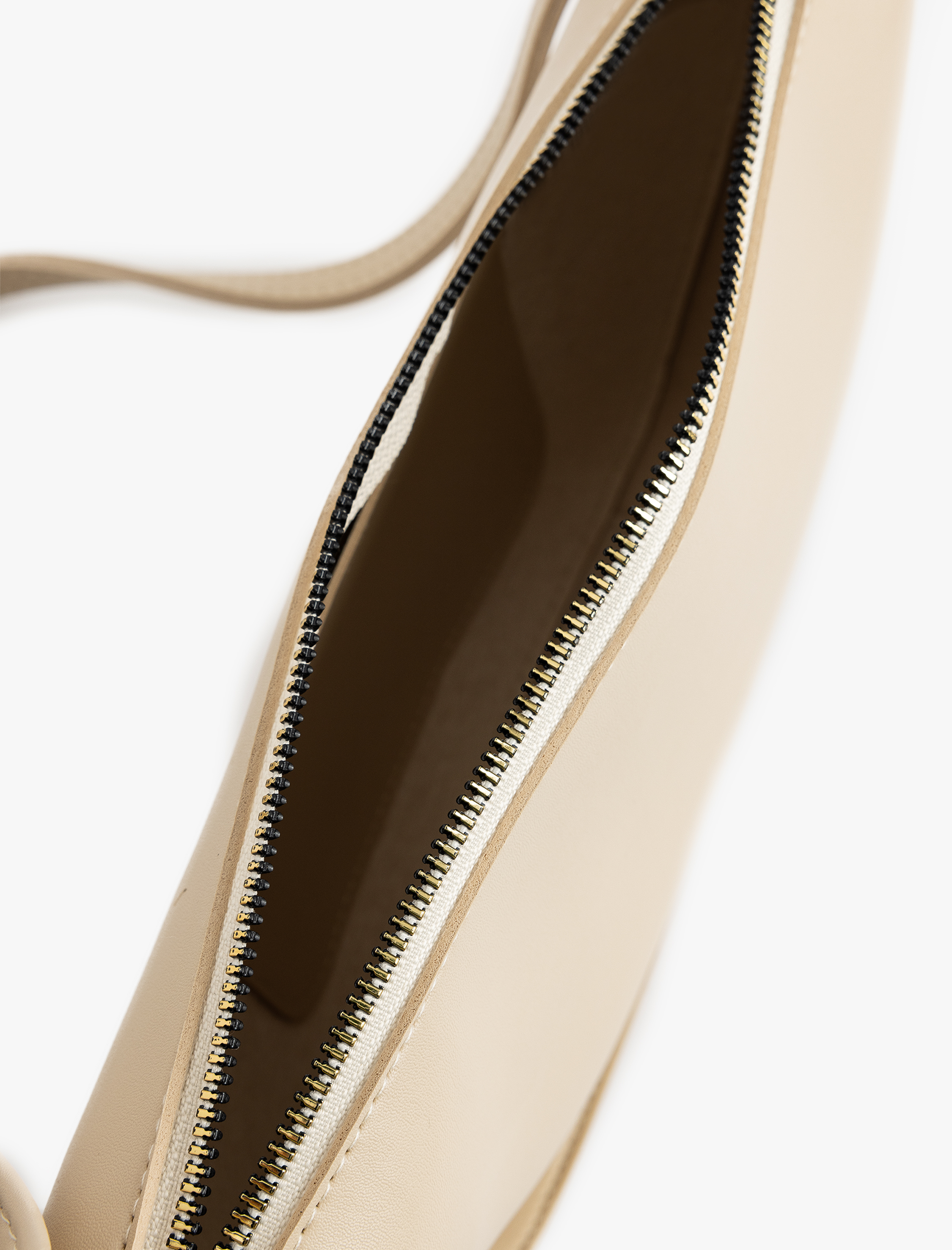  Kadın Suni Deri Fermuarlı Asimetrik Omuz Çantası