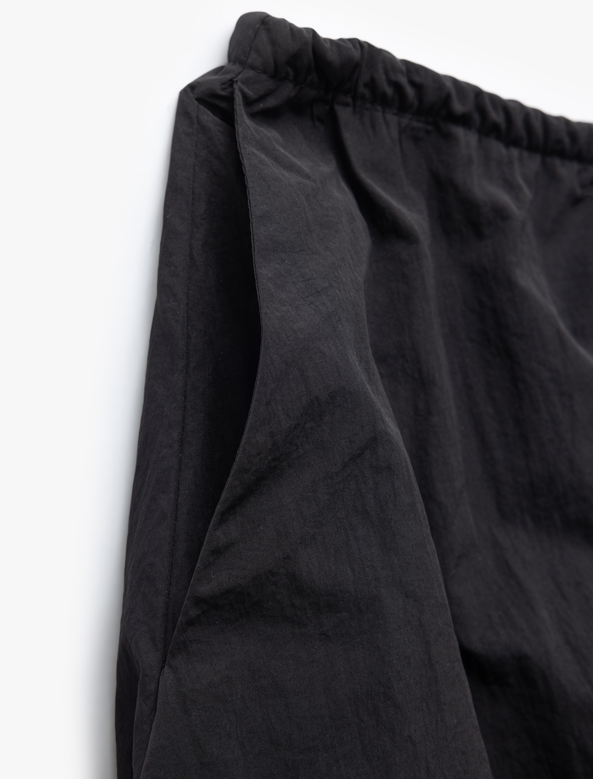   Beli Bağcıklı Paraşüt Kumaş Uzun Balon Etek