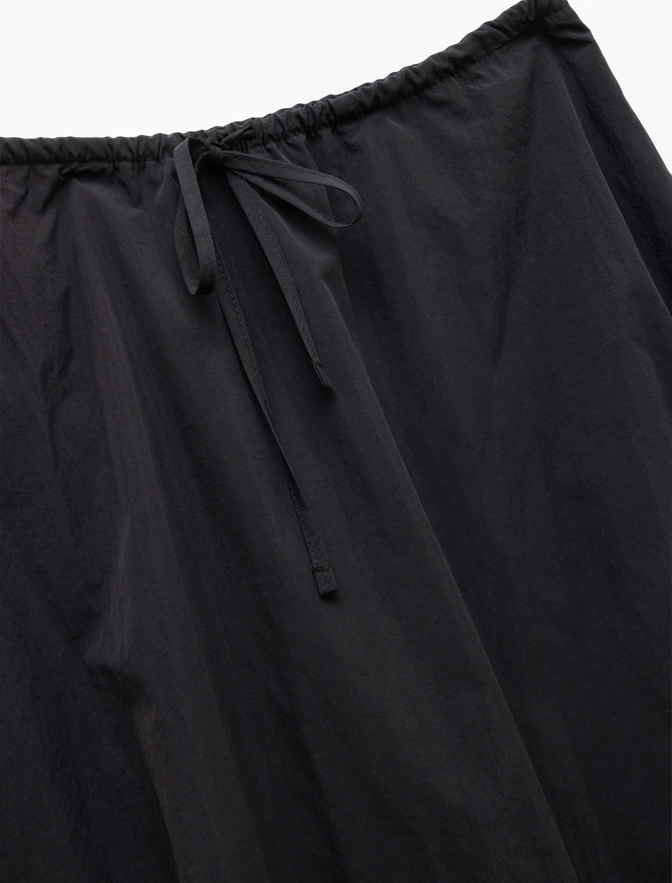   Beli Bağcıklı Paraşüt Kumaş Uzun Balon Etek