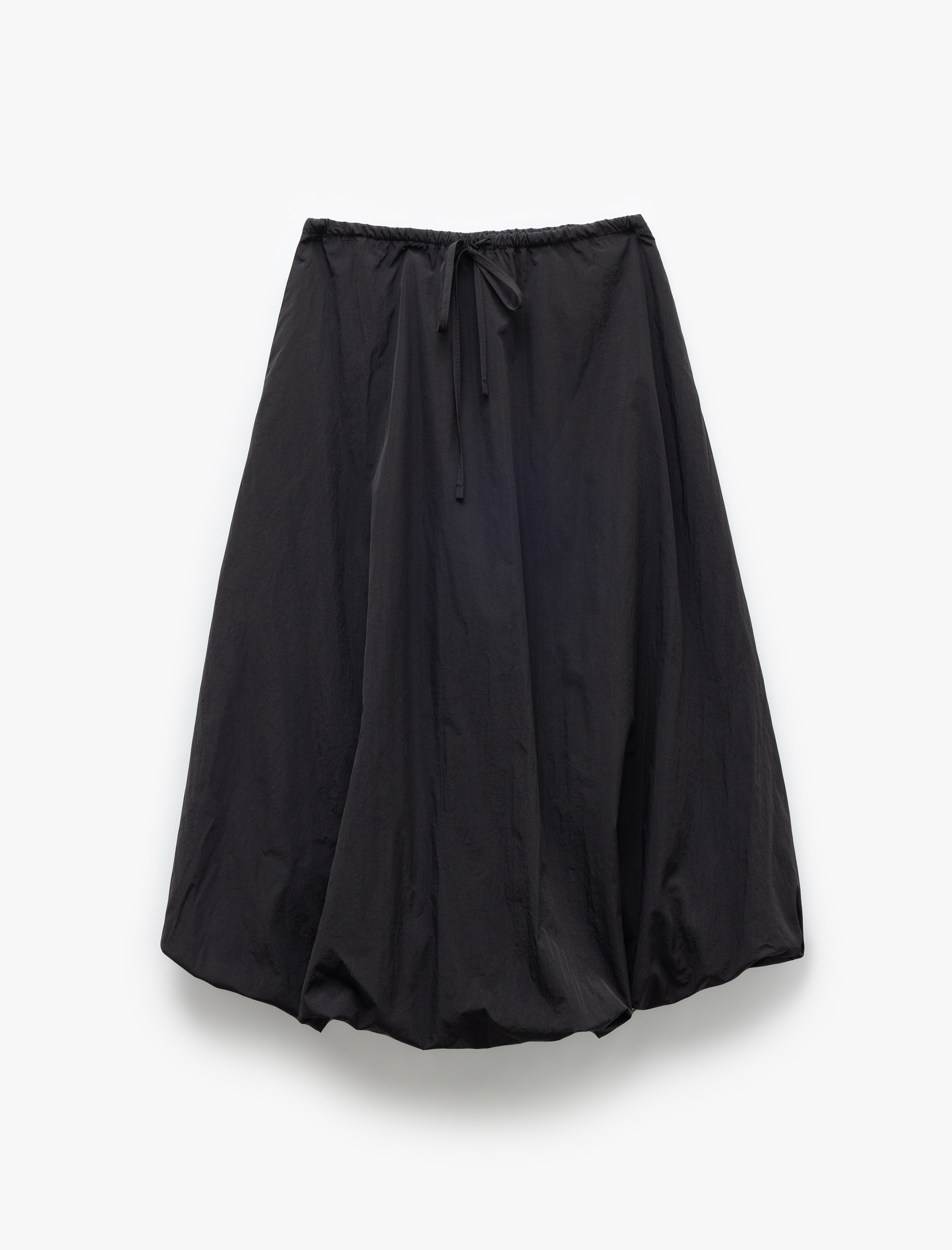   Beli Bağcıklı Paraşüt Kumaş Uzun Balon Etek