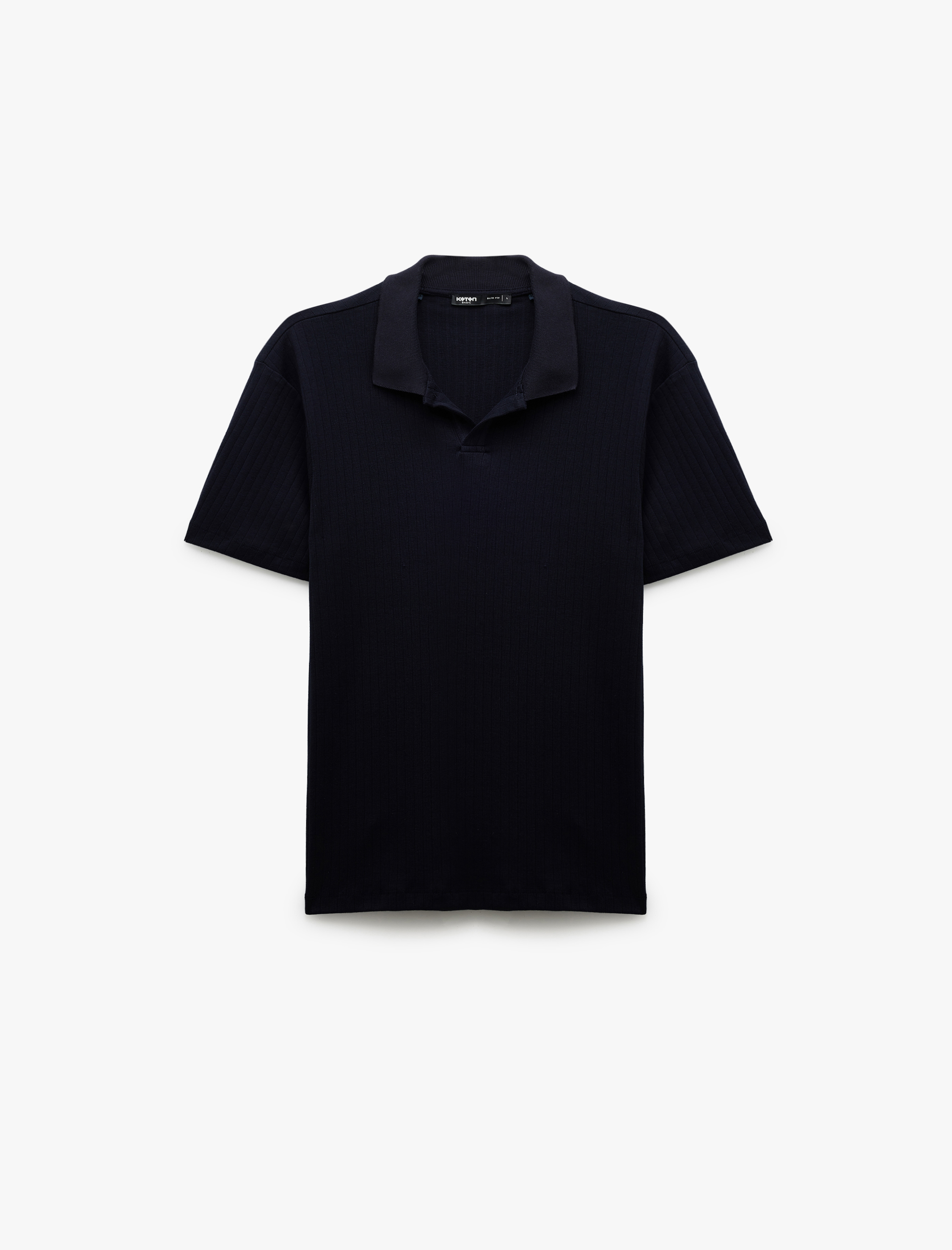   Kısa Kollu Pamuklu Slim Fit Polo Yaka Tişört