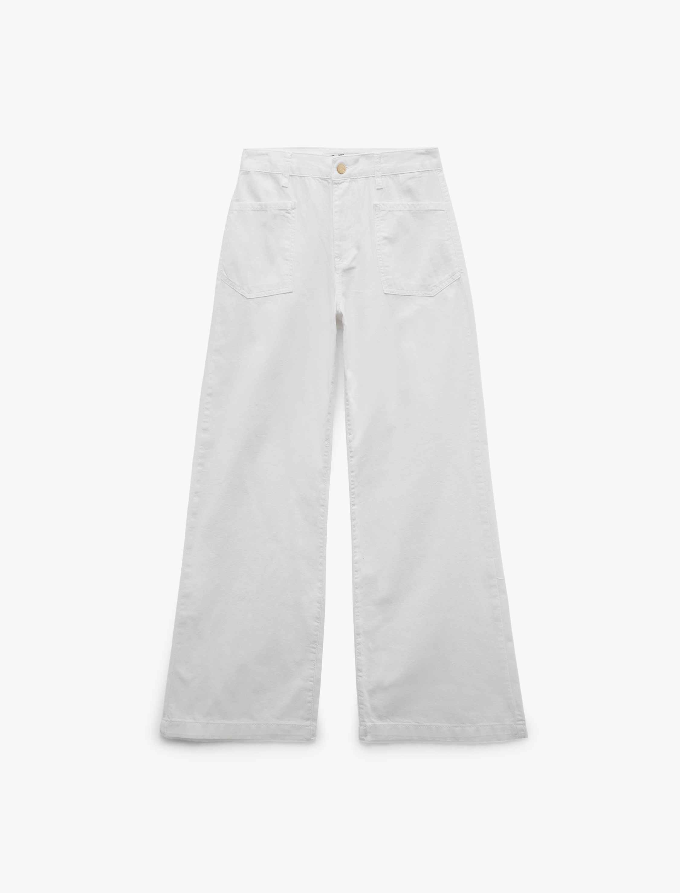   Koton X Sima Tarkan -  Cep Detaylı Pamuklu Geniş Paça Pantolon