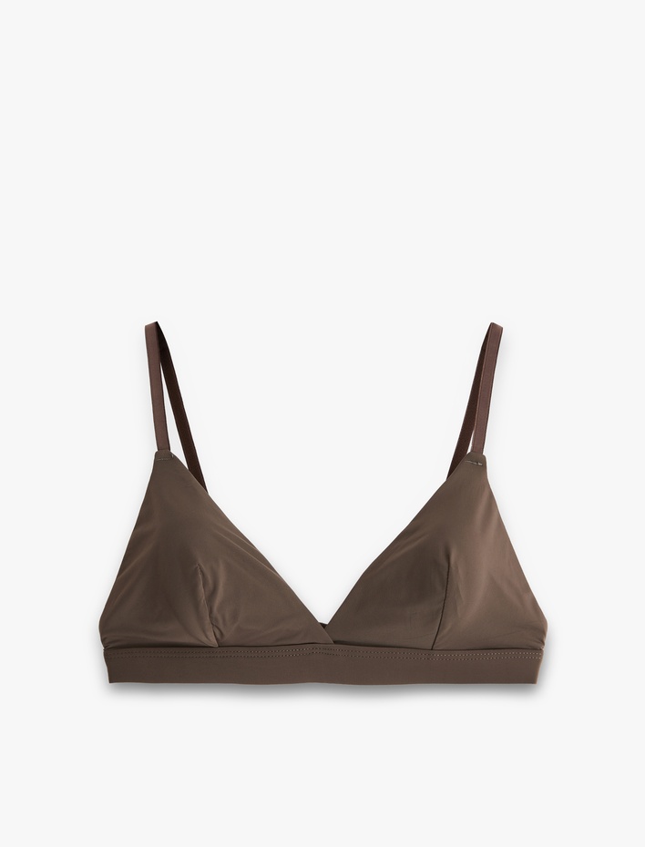  Mikro Kumaş Rahat Kalıp Dolgusuz Balensiz Kadın Bralet Sütyen