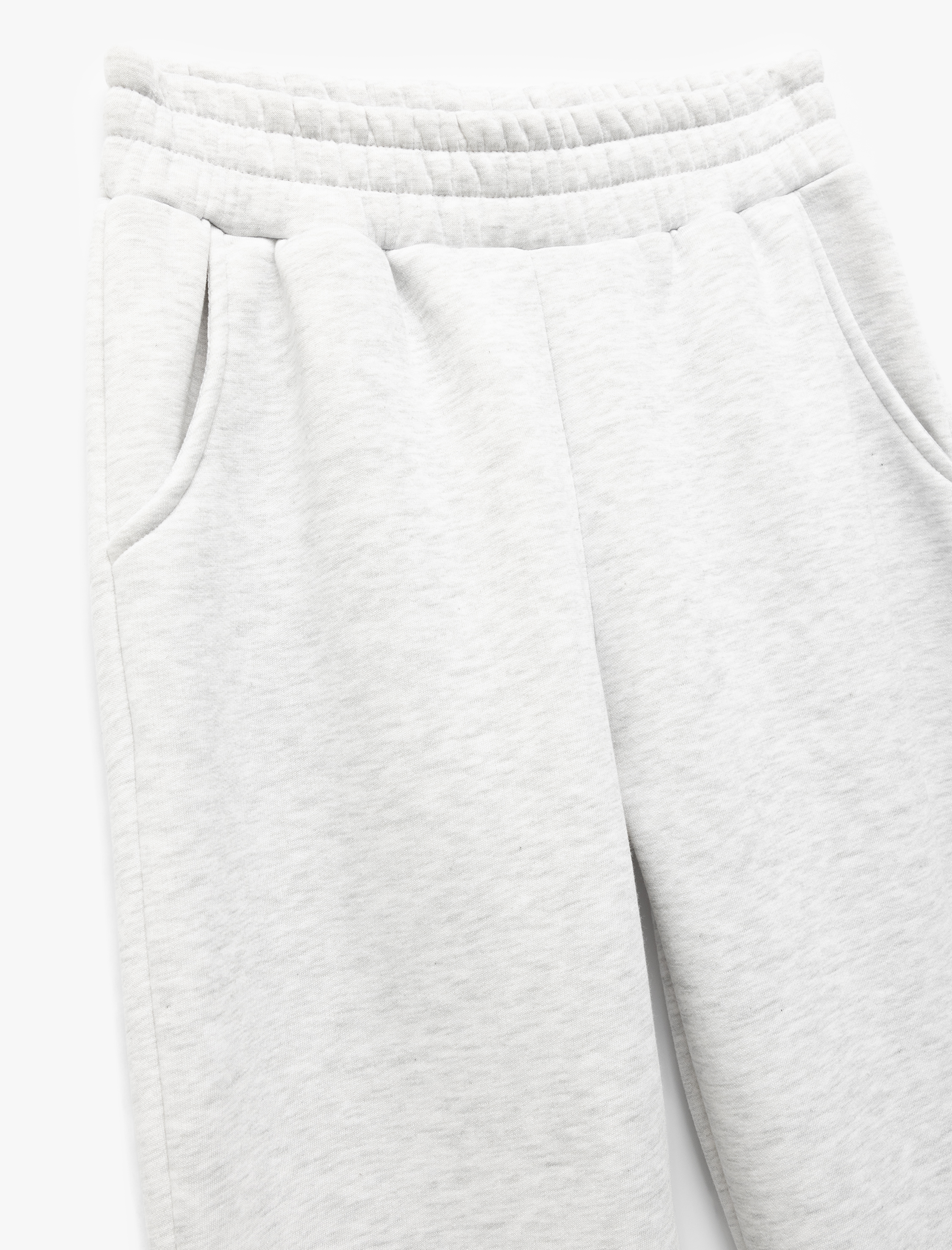   Şardonlu Cepli Beli Lastikli Oversize Jogger Eşofman Altı