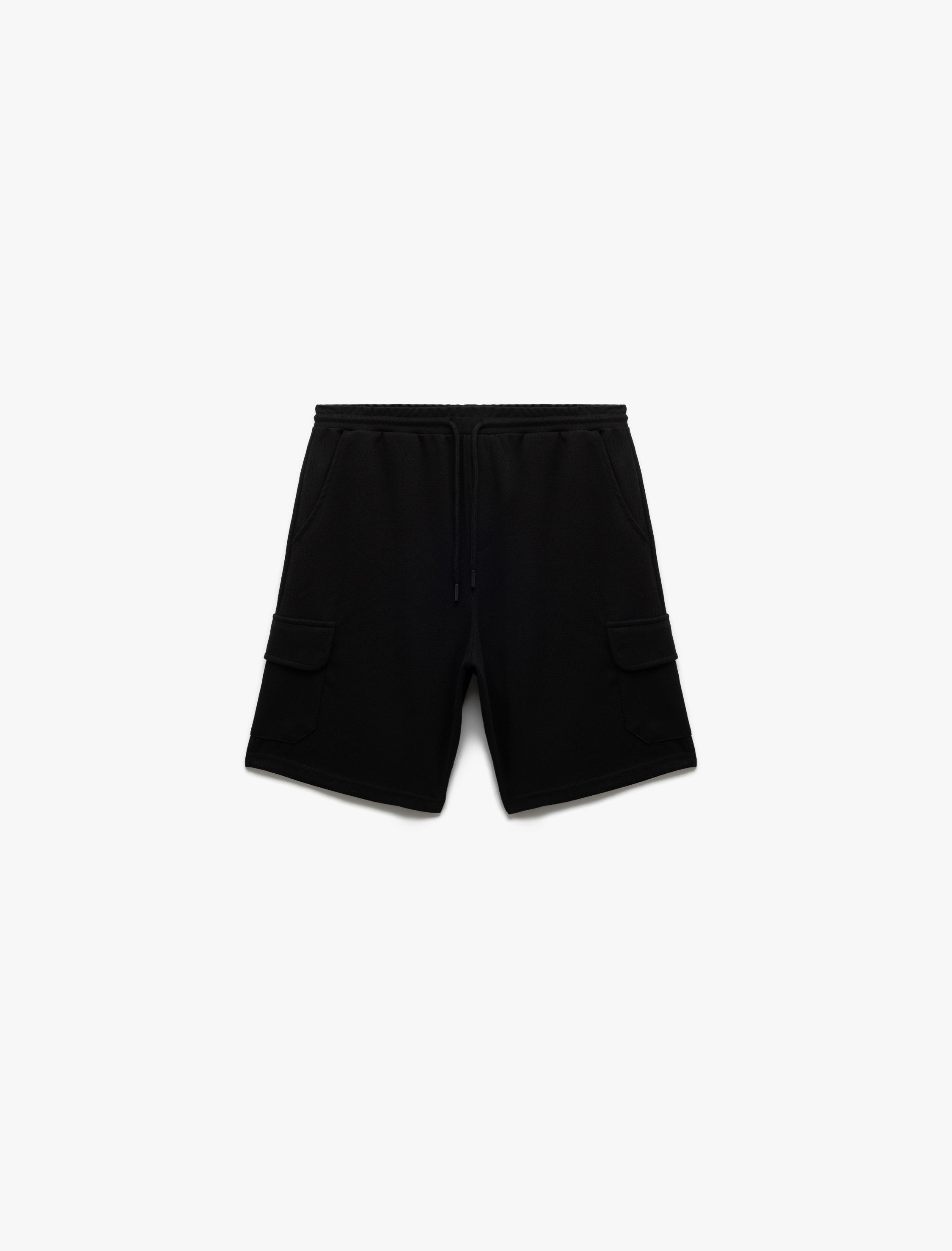   Beli Bağcıklı Kargo Cepli Spor Şort