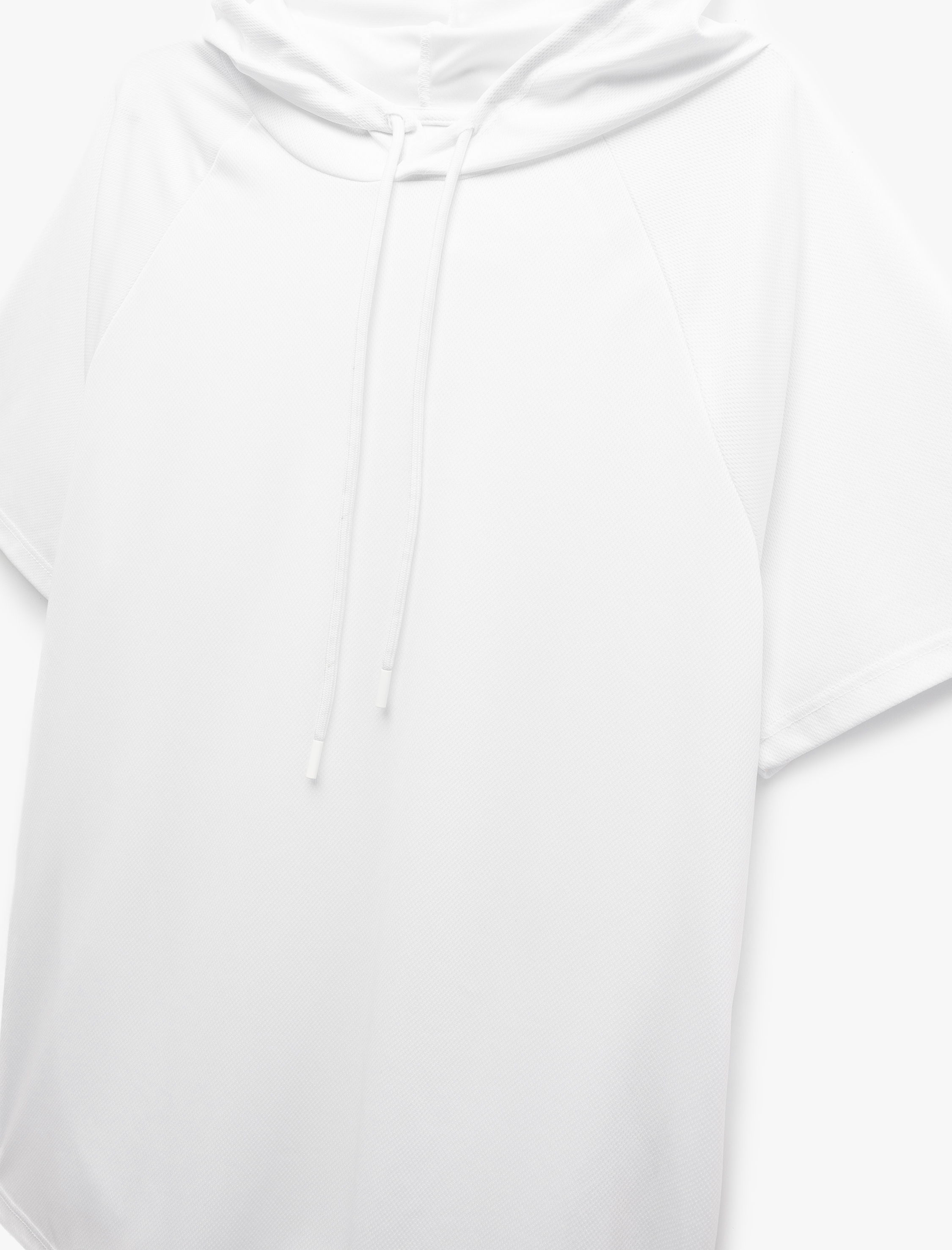   Kısa Kollu Regular Fit Basic Kapşonlu Spor Tişört