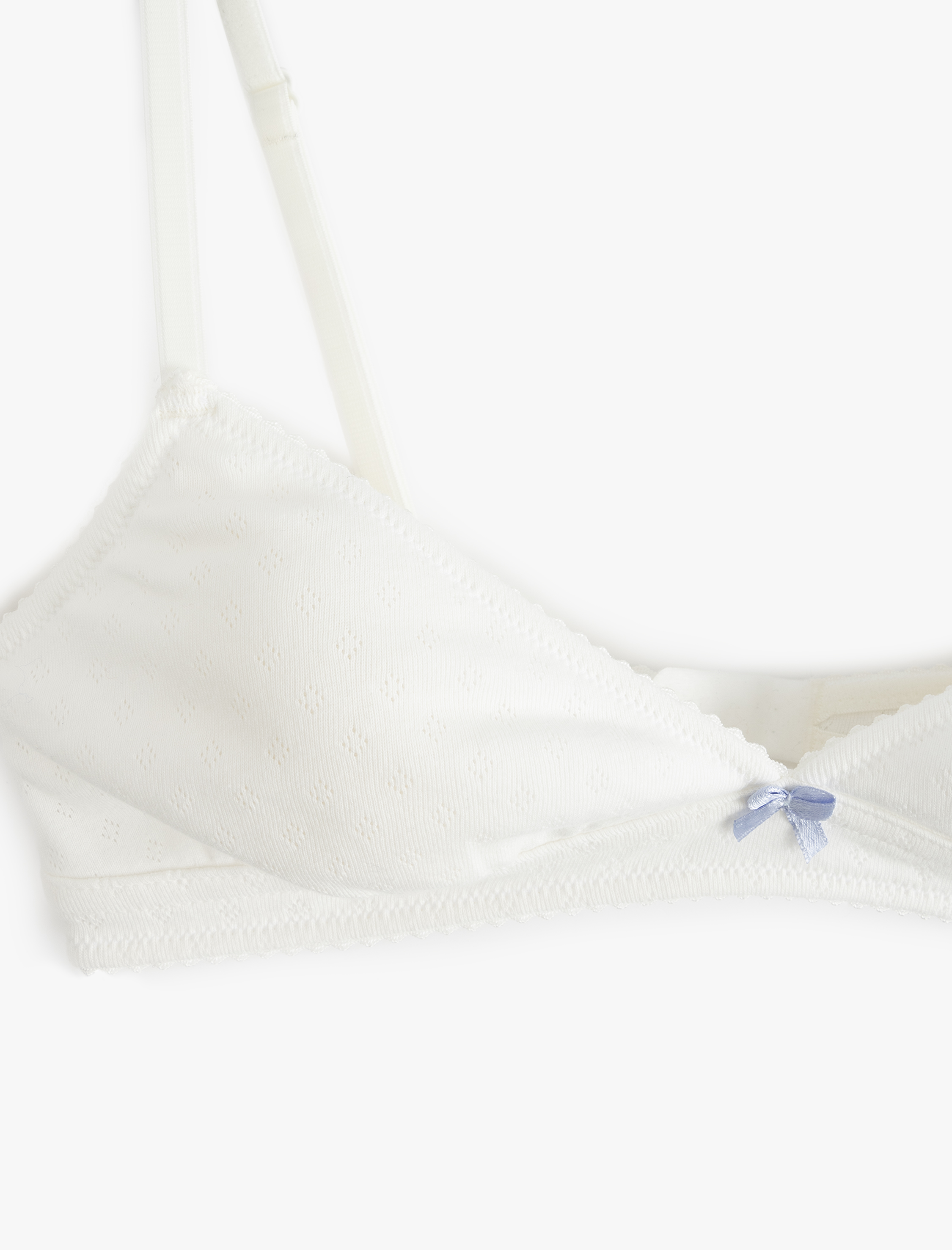   Pamuklu Fiyonklu Dolgusuz Balensiz Bralet Sütyen