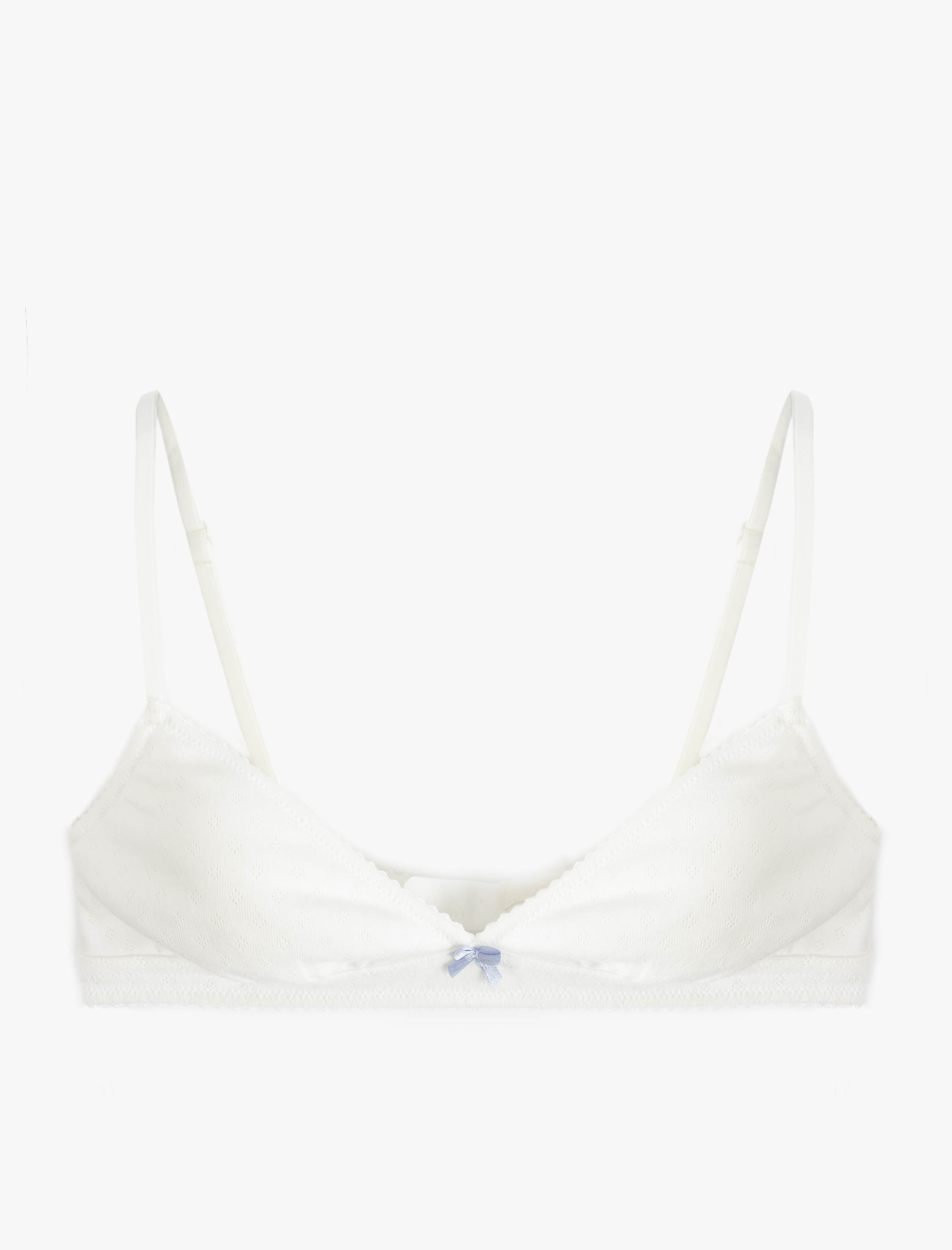   Pamuklu Fiyonklu Dolgusuz Balensiz Bralet Sütyen