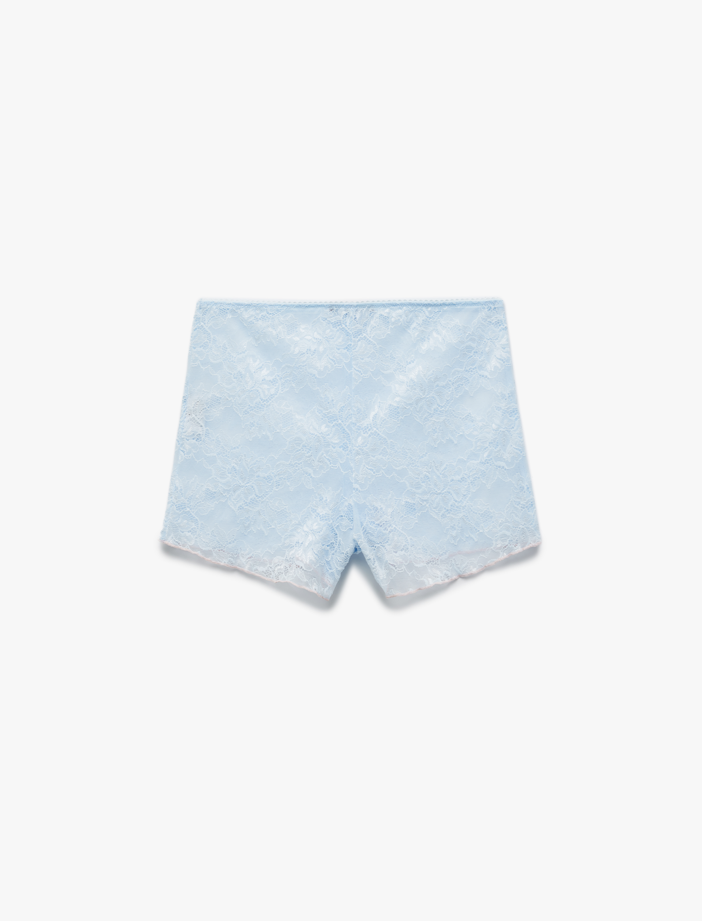   Dantelli Mini Şort Pijama Altı