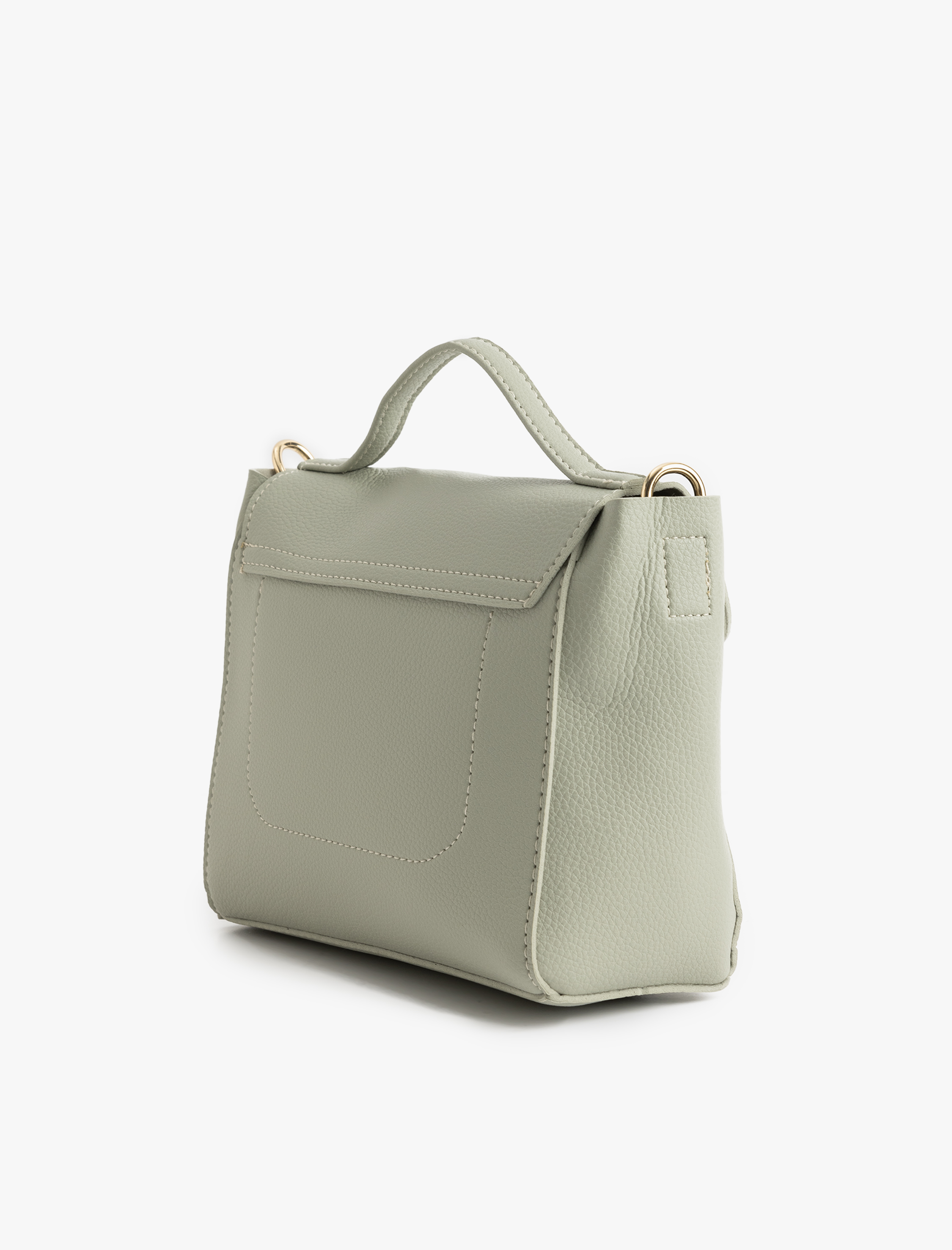  Kadın Metal Aksesuarlı Suni Deri Saplı Askılı Çapraz Çanta