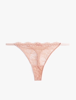 Yanları İpli Transparan Dantelli String Külot_3