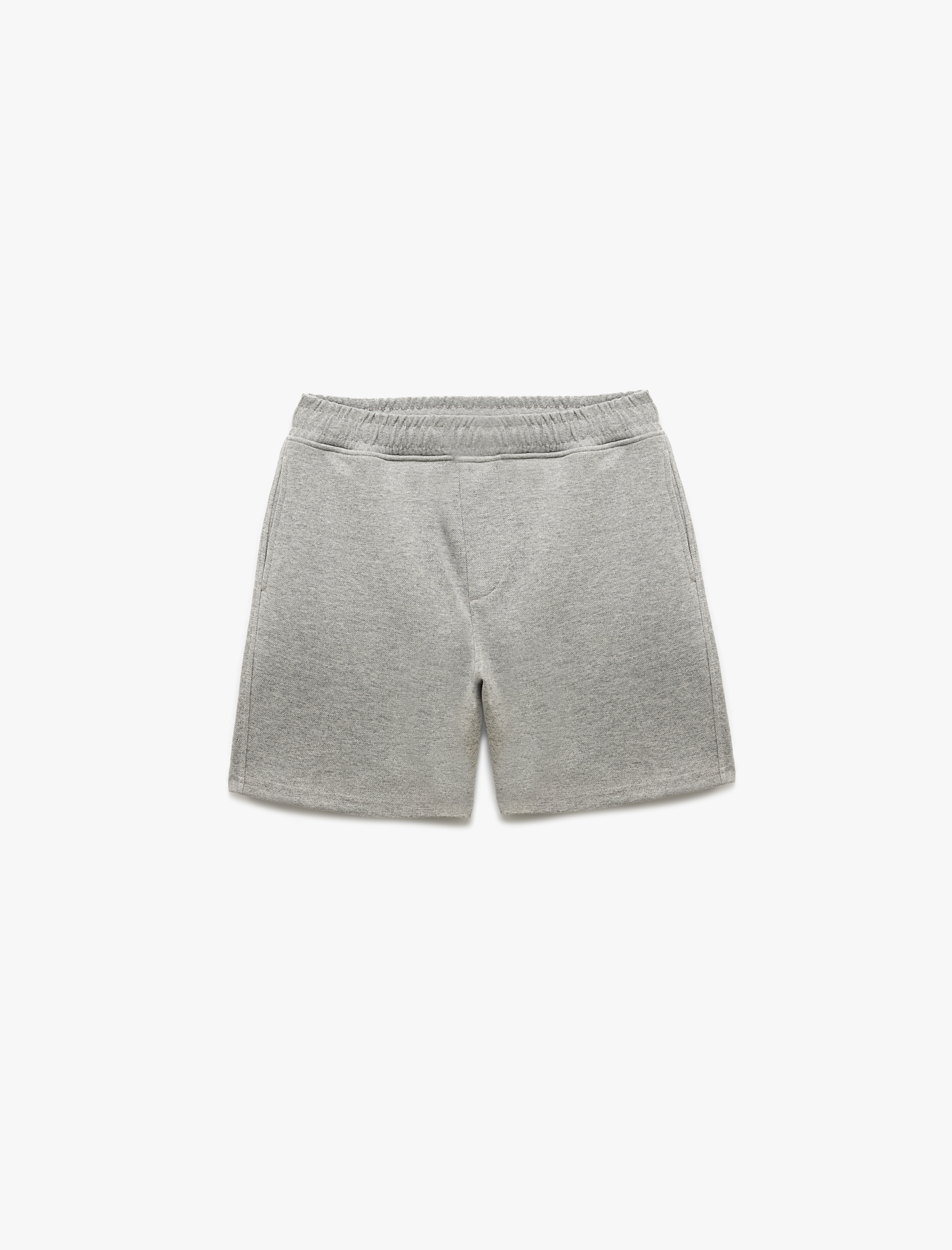   Cep Detaylı Pike Kumaş Beli Lastikli Bermuda Şort