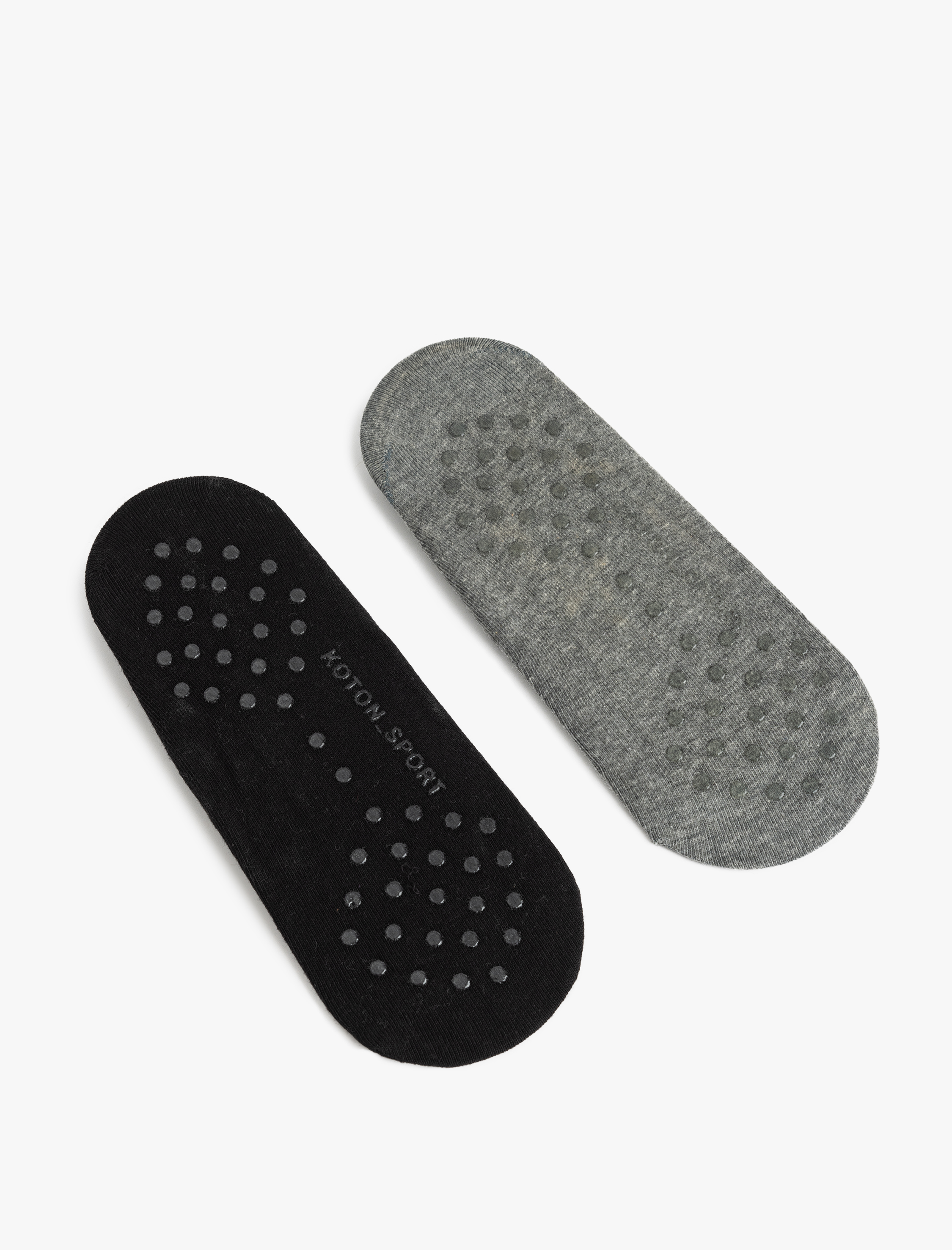  Kadın Çok Renkli 2'li Yoga Çorabı Seti